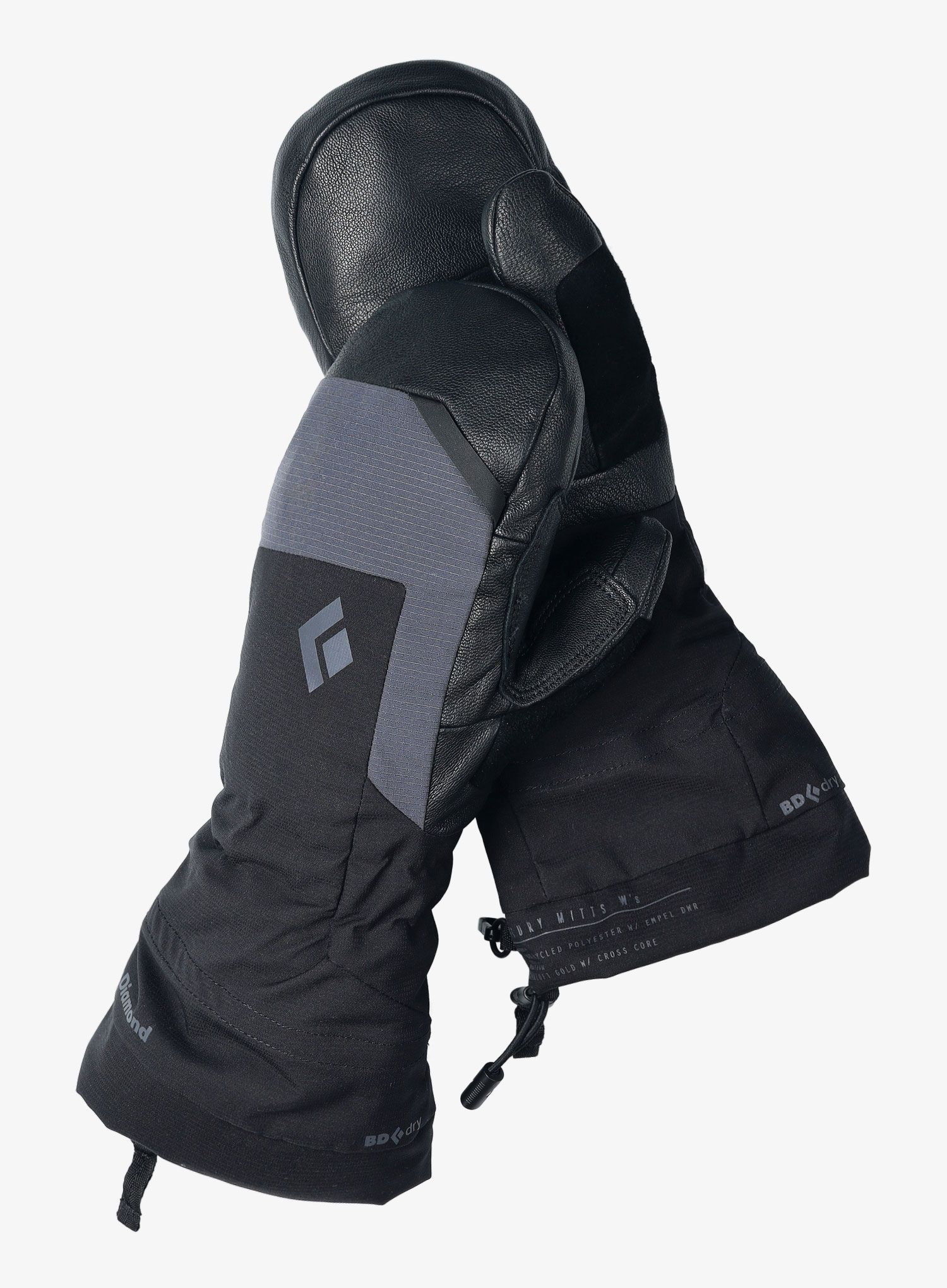 Ženske rukavice Black Diamond Mercury Mitts - black/black
