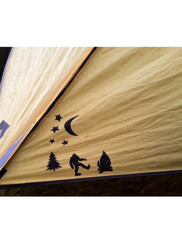 Zakrpe za šator McNett Tenacious Tape Tattos Happy Camper - Happy Camper