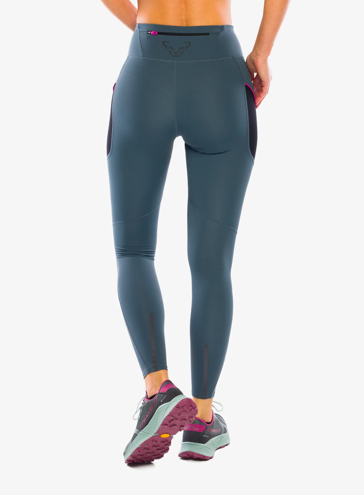 Ženske tajice za trčanje Dynafit Warm Ultra Tights - cinder/cinder