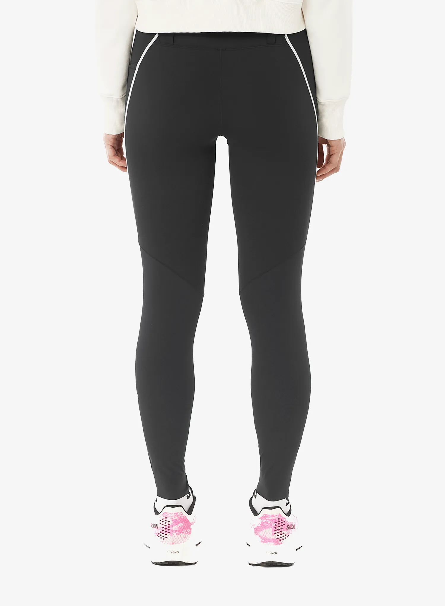 Ženske tajice za trčanje Salomon Sense Stow Tights - deep black