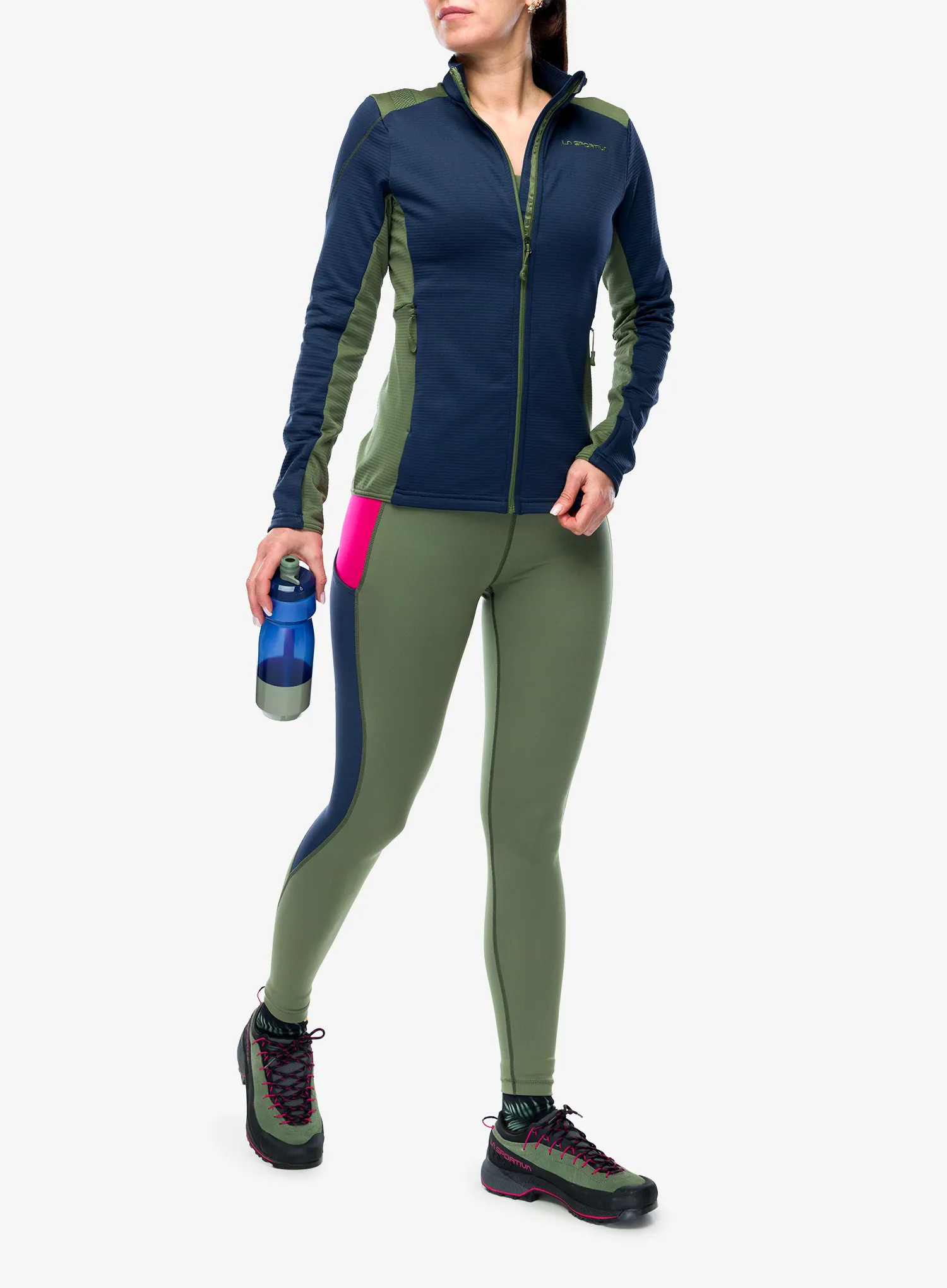 Ženske tajice La Sportiva Cosmosis Legging - cypress/night sky