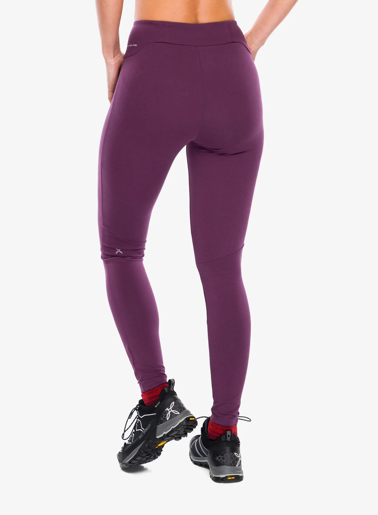 Ženske tajice Montura Shiva Tights - wine red