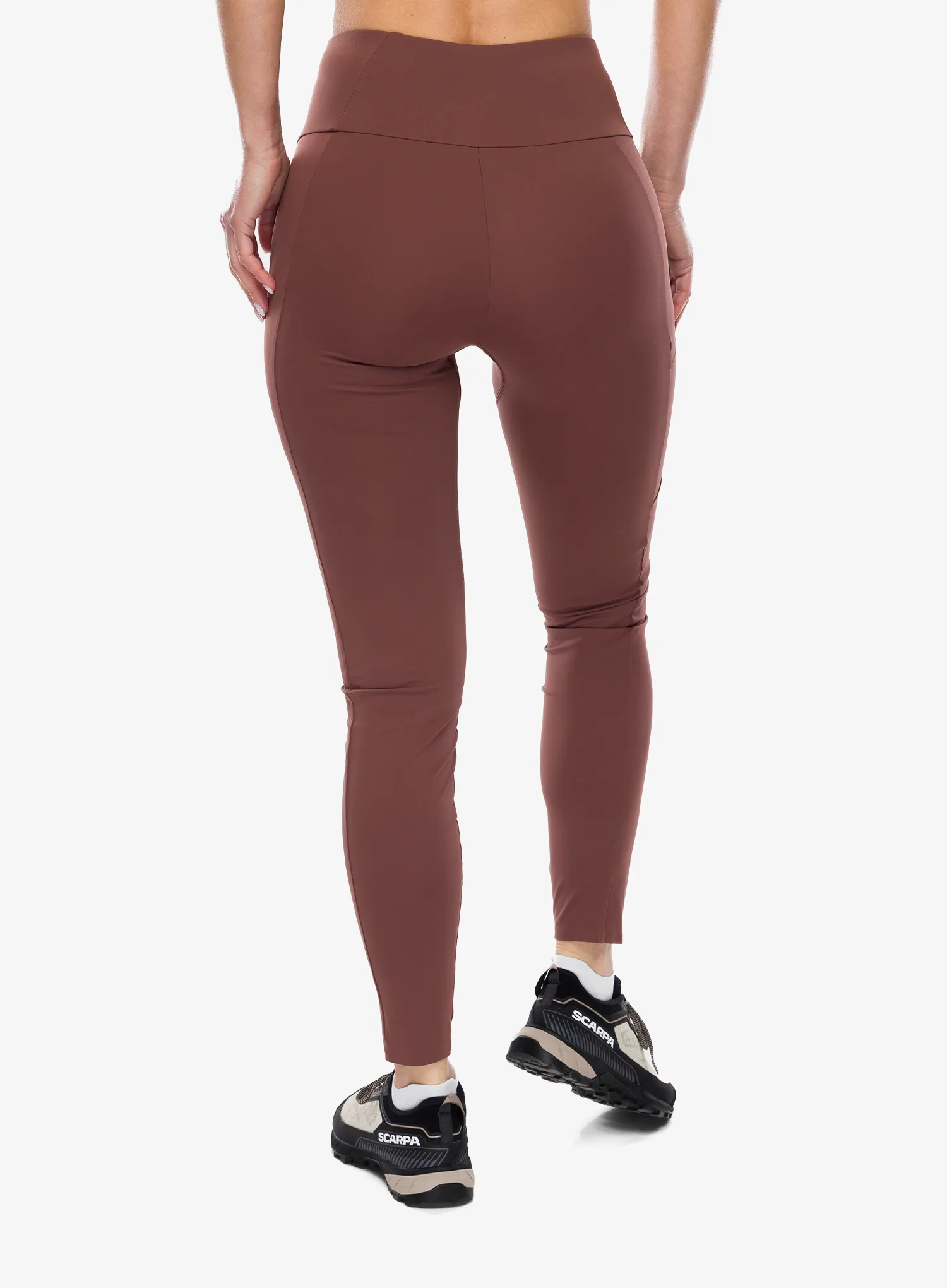 Ženske tajice Ortovox All mountain Tights - chestnut
