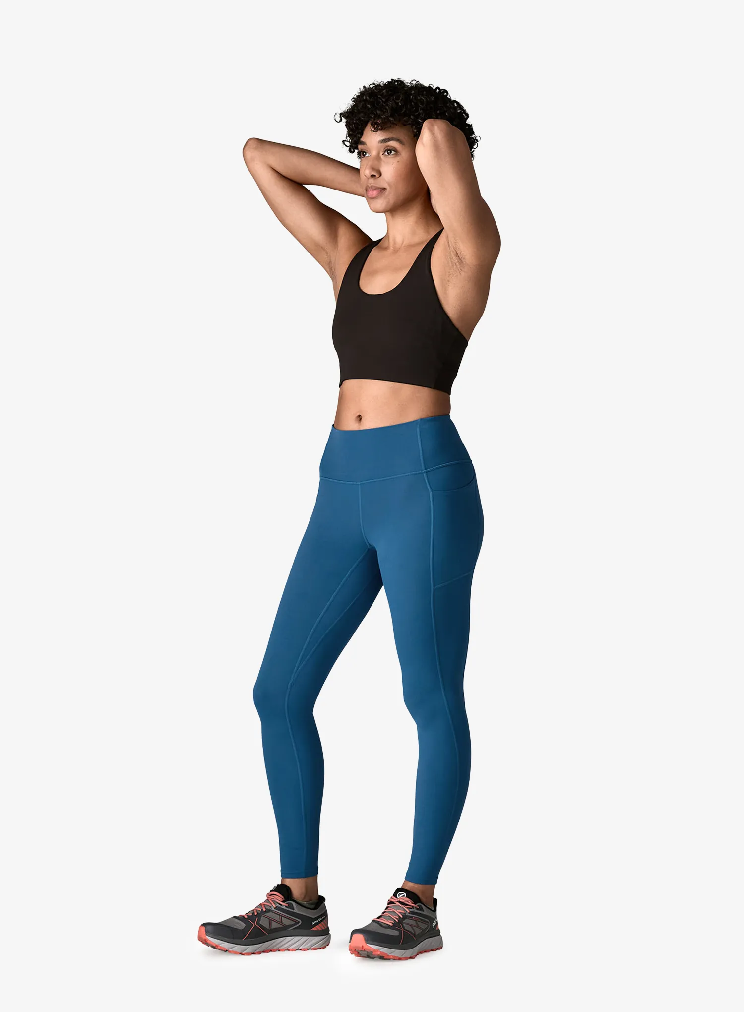 Ženske tajice Patagonia Maipo 7/8 Stash Tights - aquatic blue