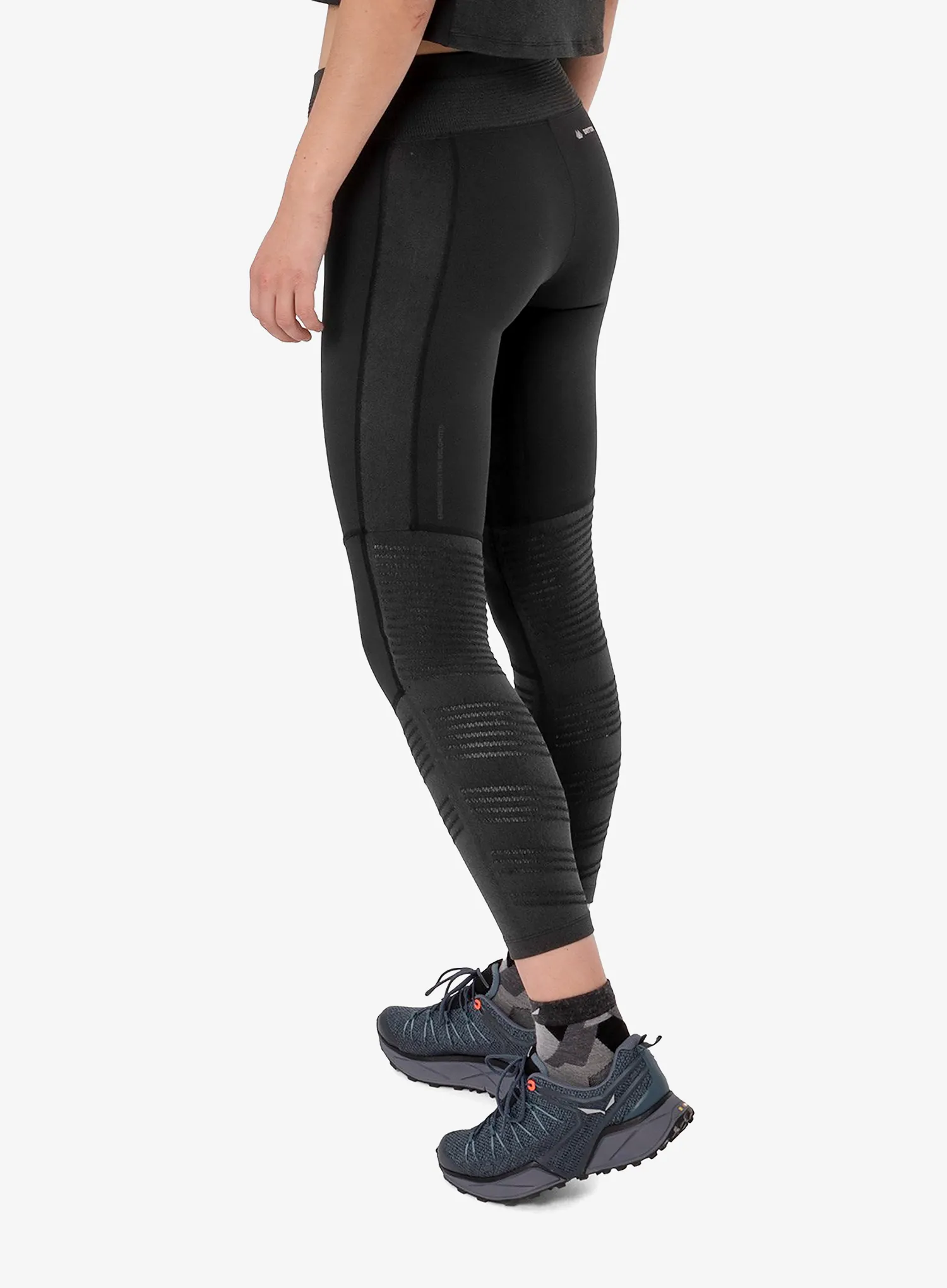 Ženske planinarske hlače Salewa Pedroc Dry Resp Hybrid Tights - black out