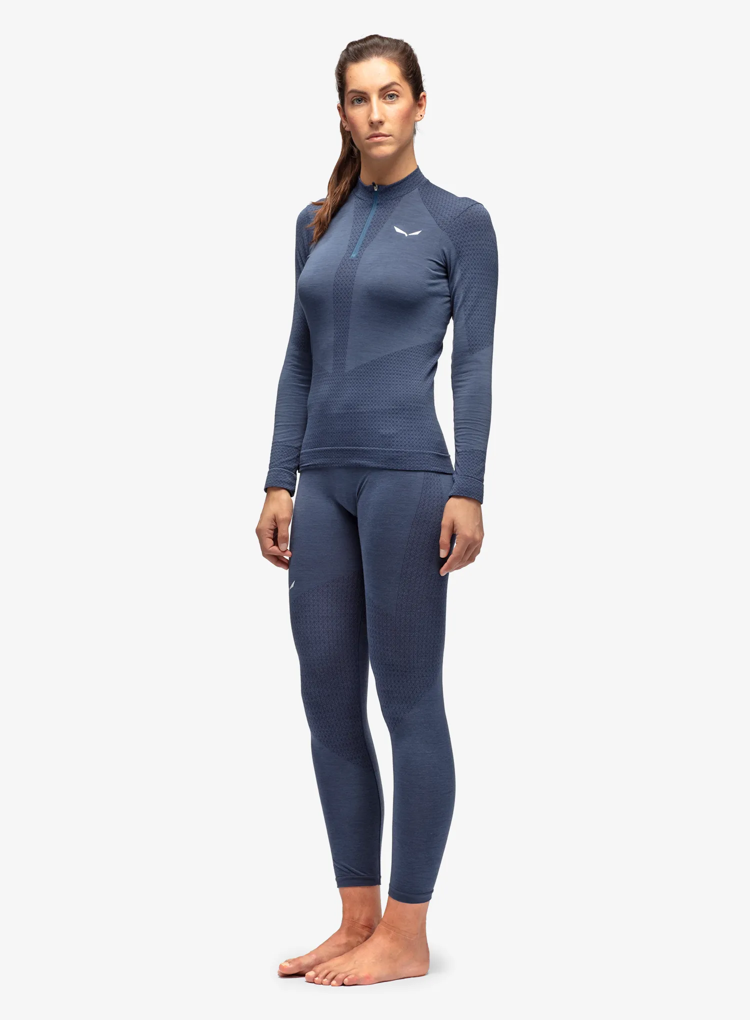 Ženske termo tajice Salewa Zebru Responsive Tight - dark denim