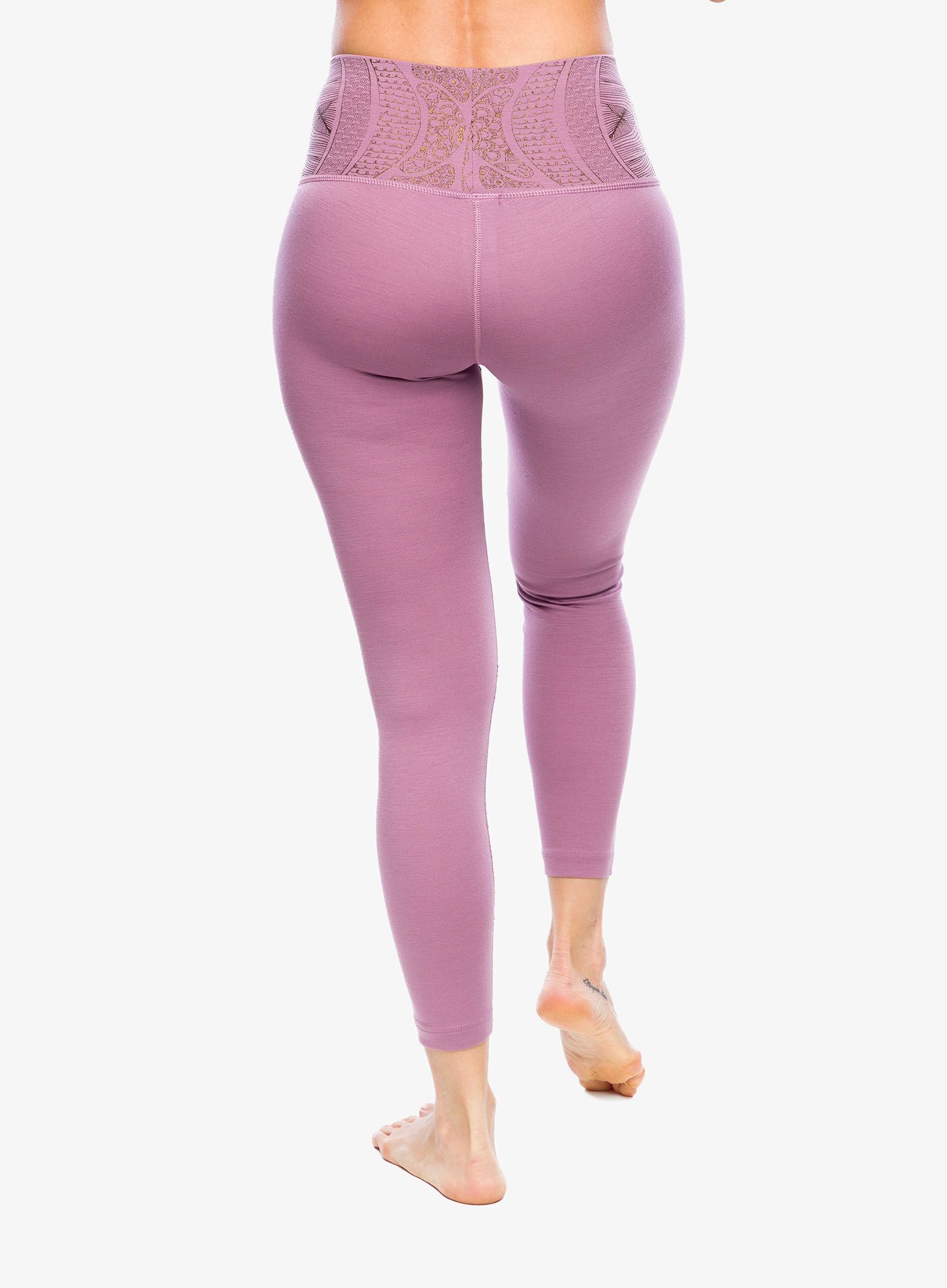Ženske tajice Super.natural Arabesque Tights - orchid/copper