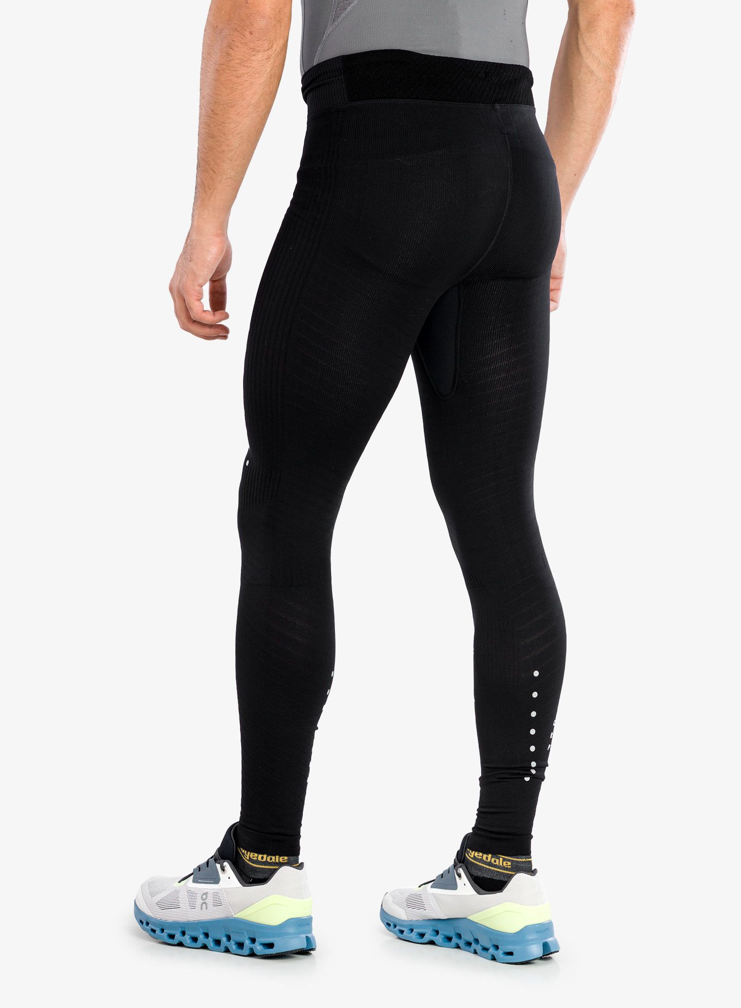 Tajice za trčanje Compressport Winter Trail Under Control Full Tights - black