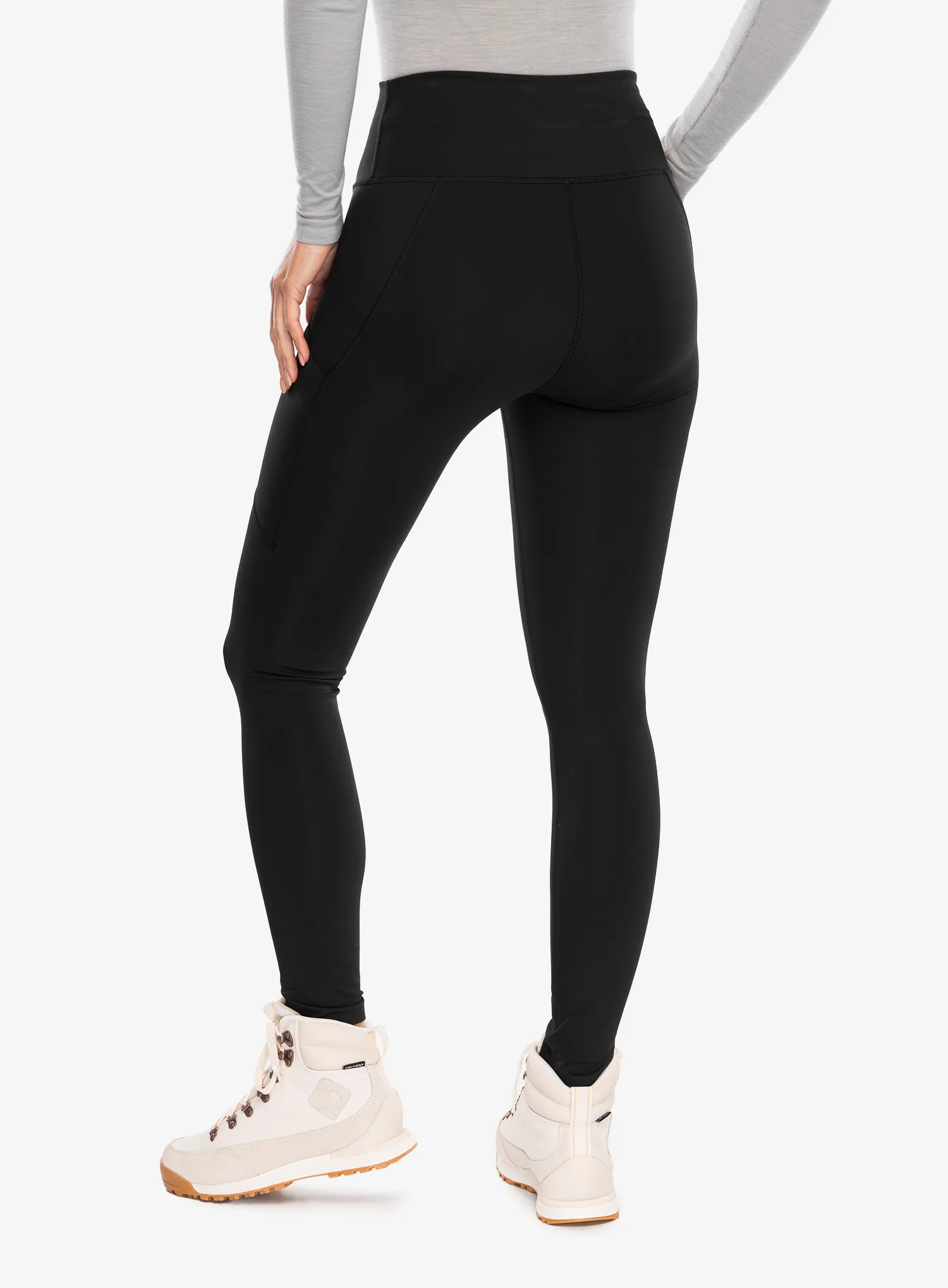 Ženske trekking hlače Fjallraven Abisko Tights  - black