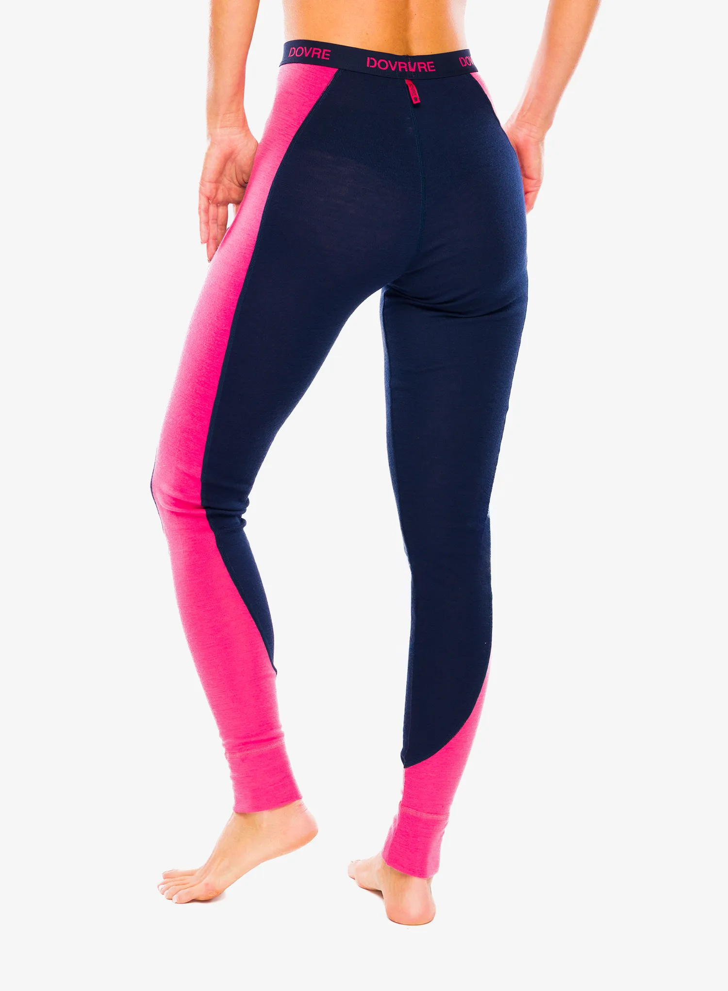 Ženske termo tajice Dovre 100% Merino Wool Active - navy