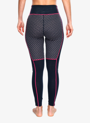 Ženske termo tajice Kari Traa Lekker Pants - dark navy blue
