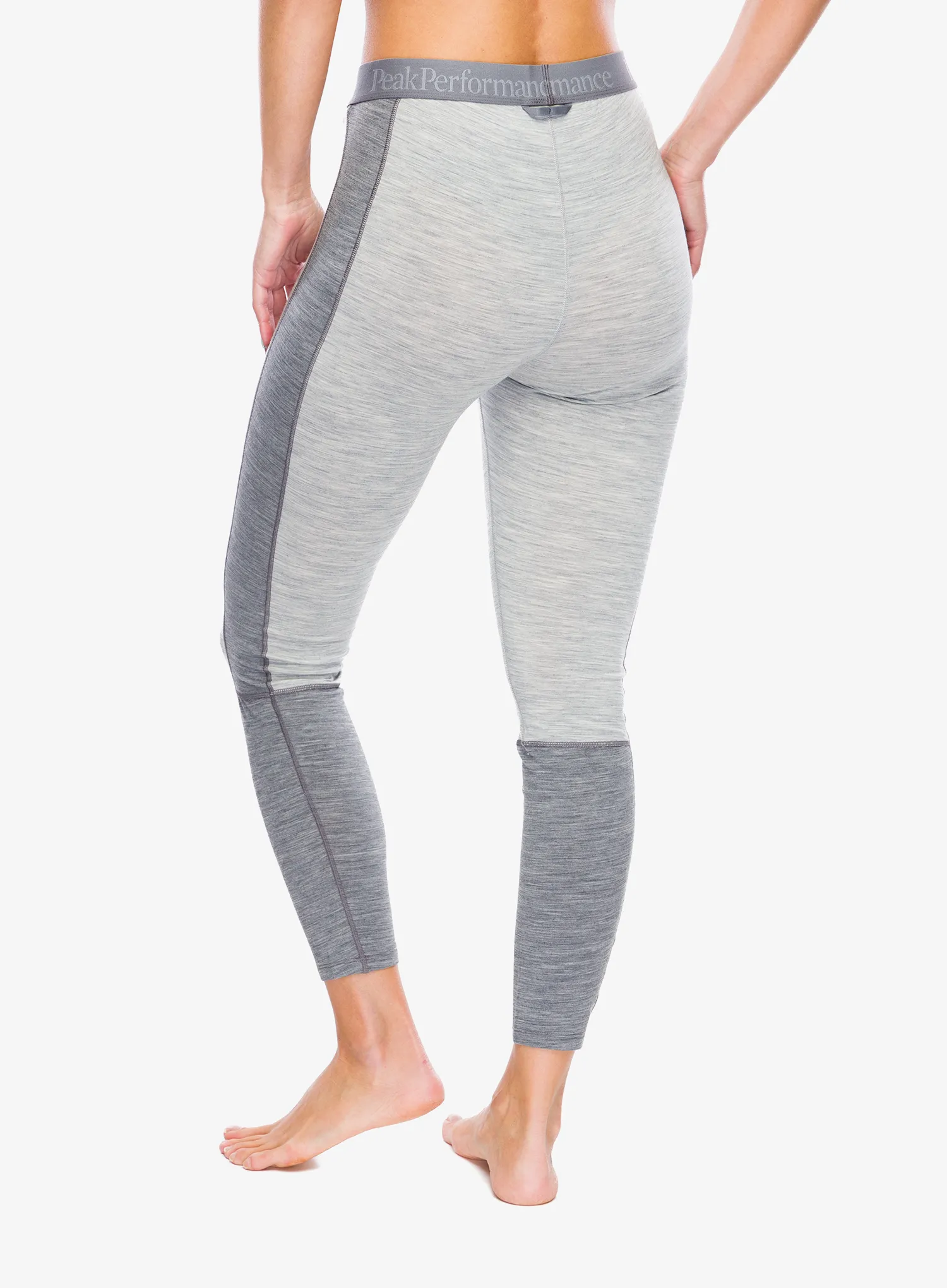 Ženske termo tajice Peak Performance Magic Long John - med grey melange