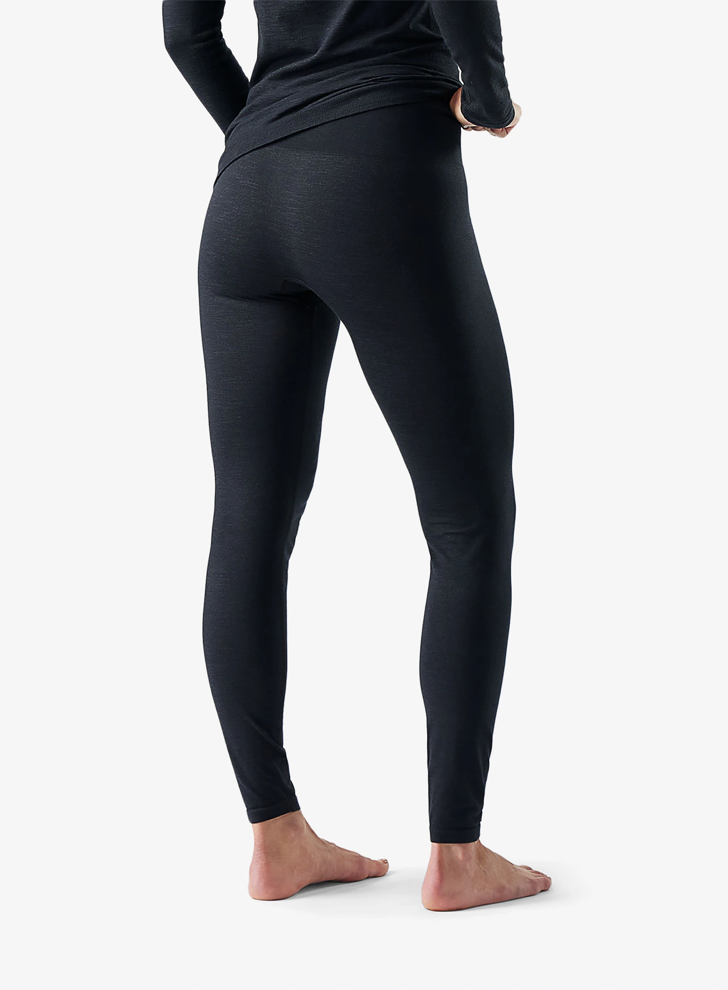Ženske termo tajice Smartwool Intraknit All-Season Merino Base Layer Bottom - black