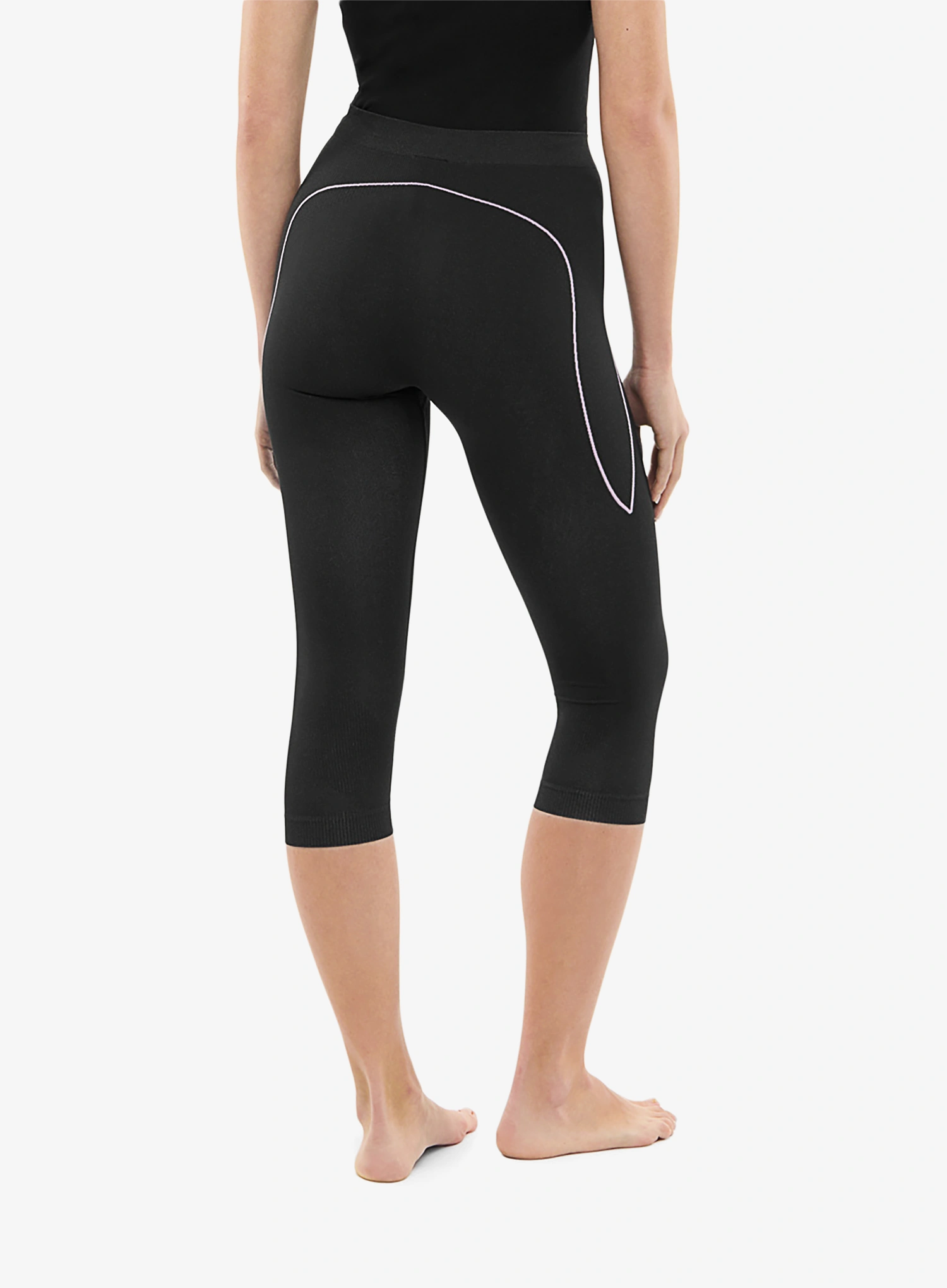 Ženske termo tajice Viking Base Layer Etna 2.0 3/4 Pants - black/purple