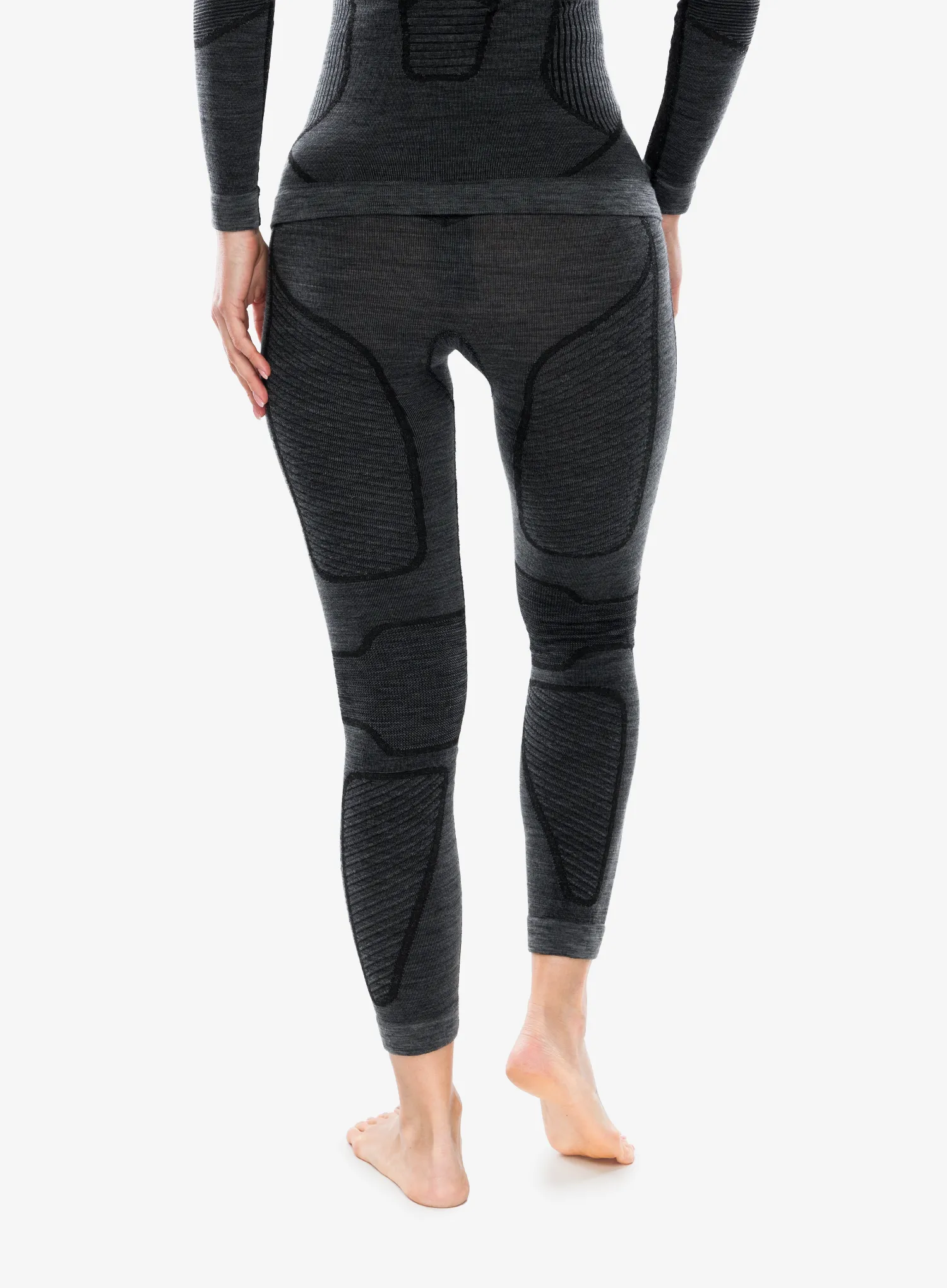 Ženske termo tajice X-Bionic Symbio Merino Pants - rhino grey