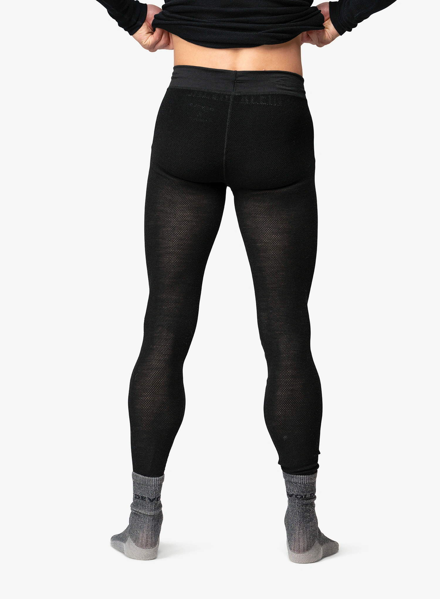 Termo tajice Devold Wool Mesh 190 Longs - caviar