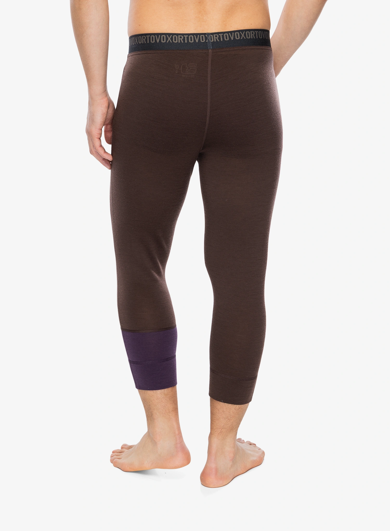 Termo tajice Ortovox 185 Rock N Wool Short Pants - dark chestnut