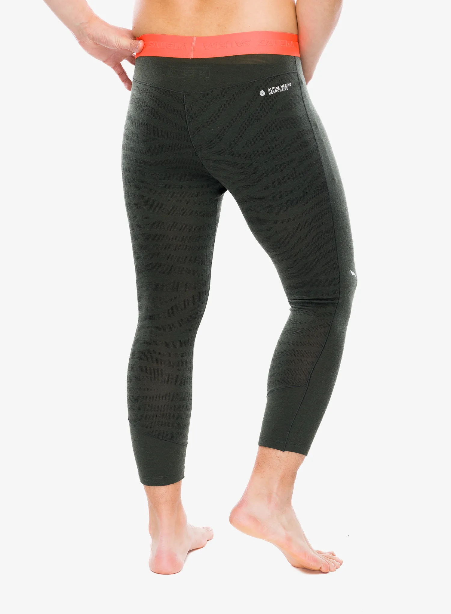 Termo tajice Salewa Cristallo Warm Amr 3/4 Tight - dark olive