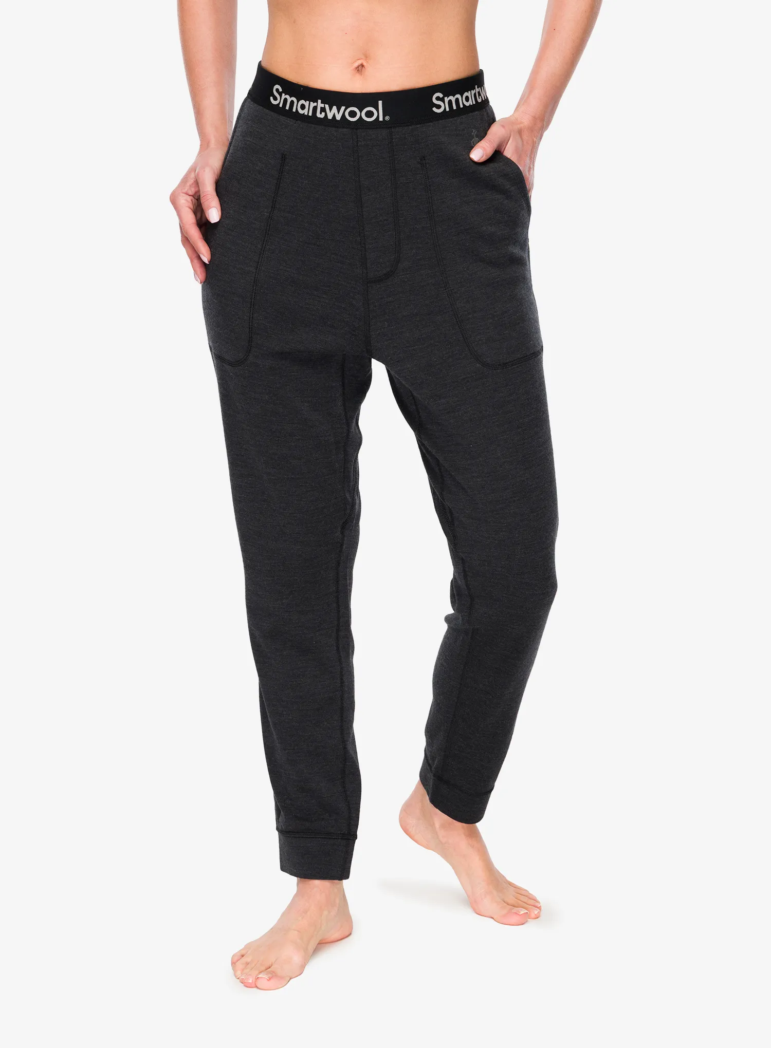 Termo tajice Smartwool Thermal Merino Jogger - charcoal heather