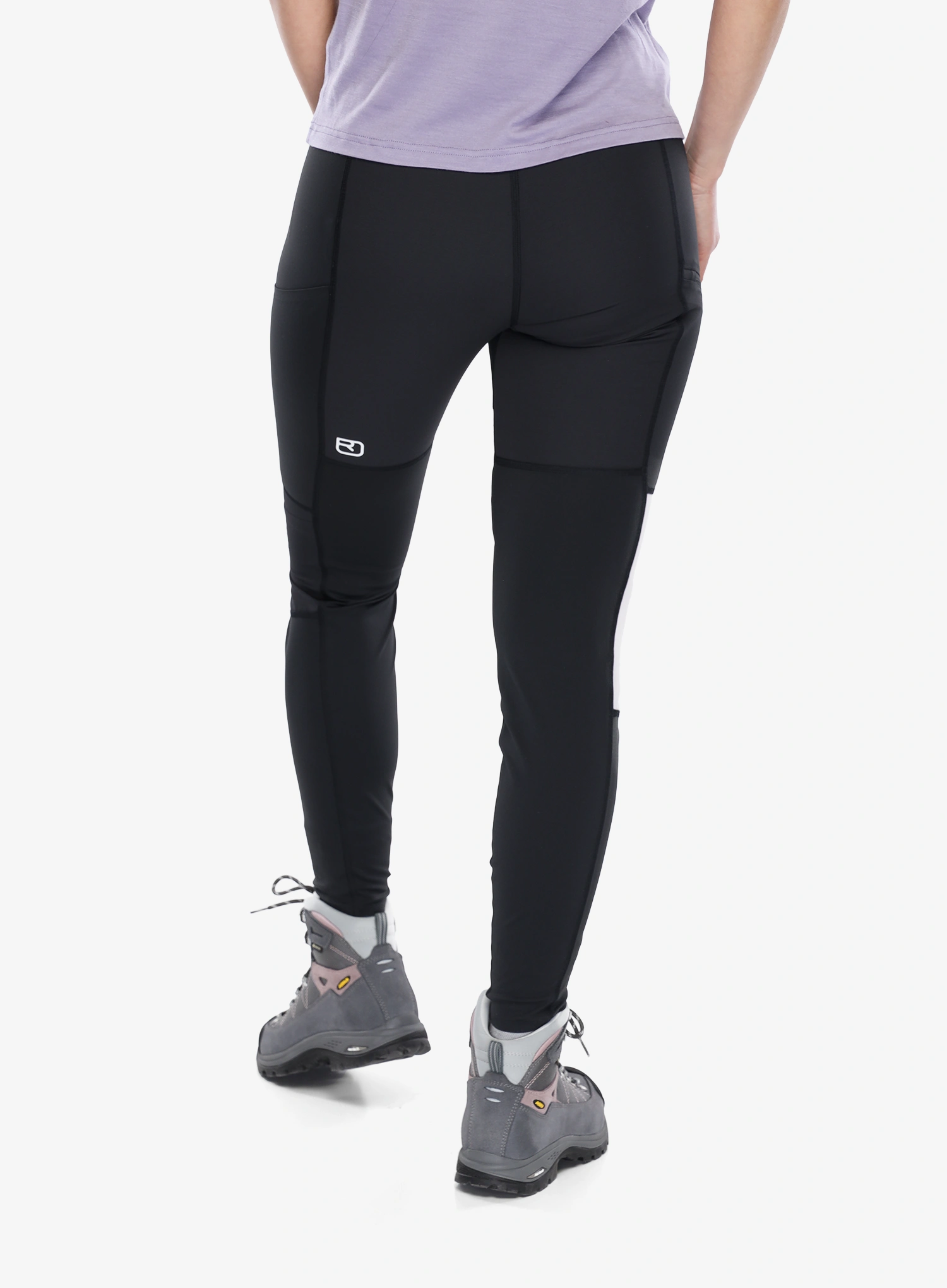 Penjačke tajice Ortovox Seceda Tights - black raven