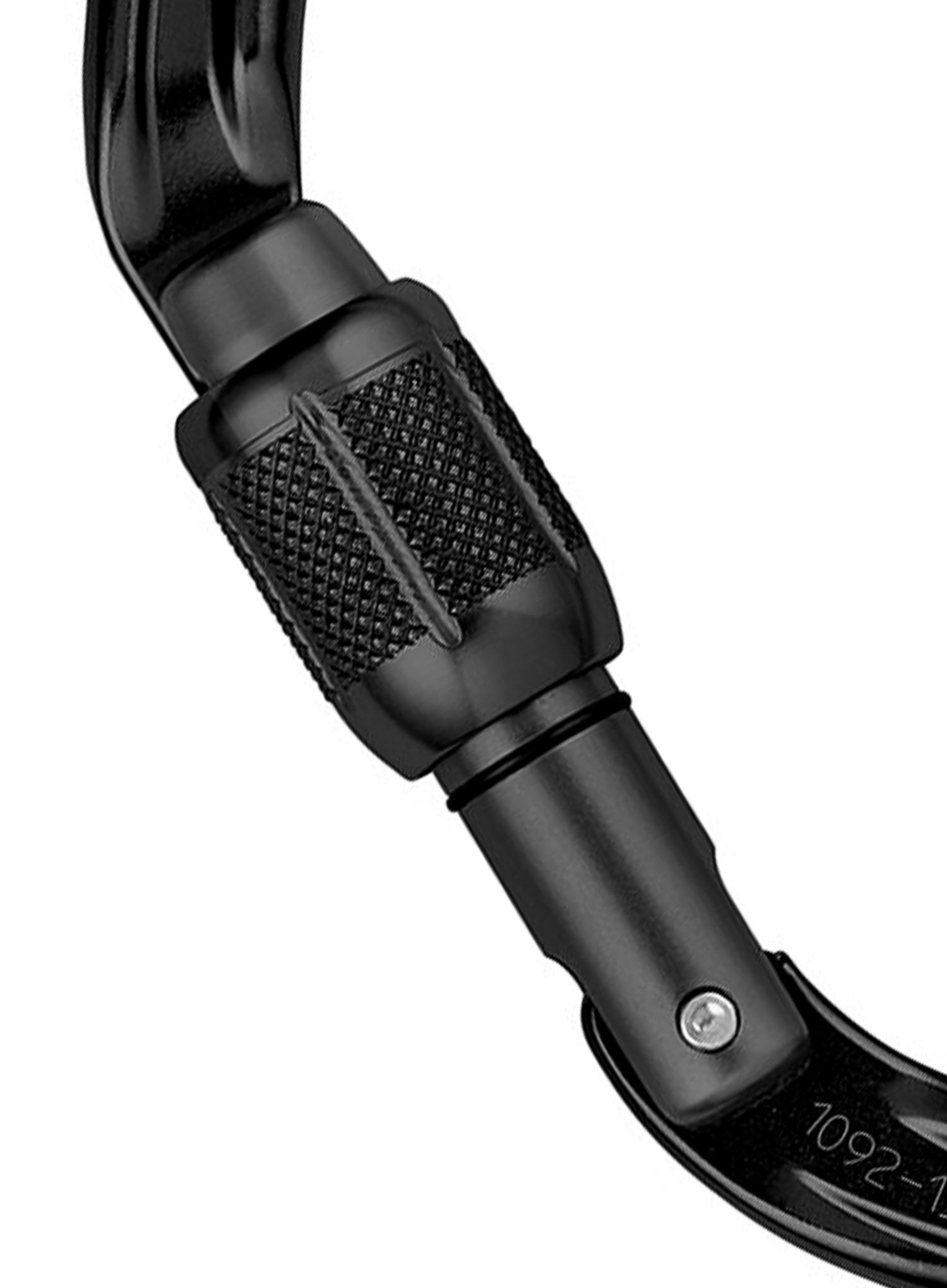 Karabiner za penjanje Petzl OK Screw-Lock - noir
