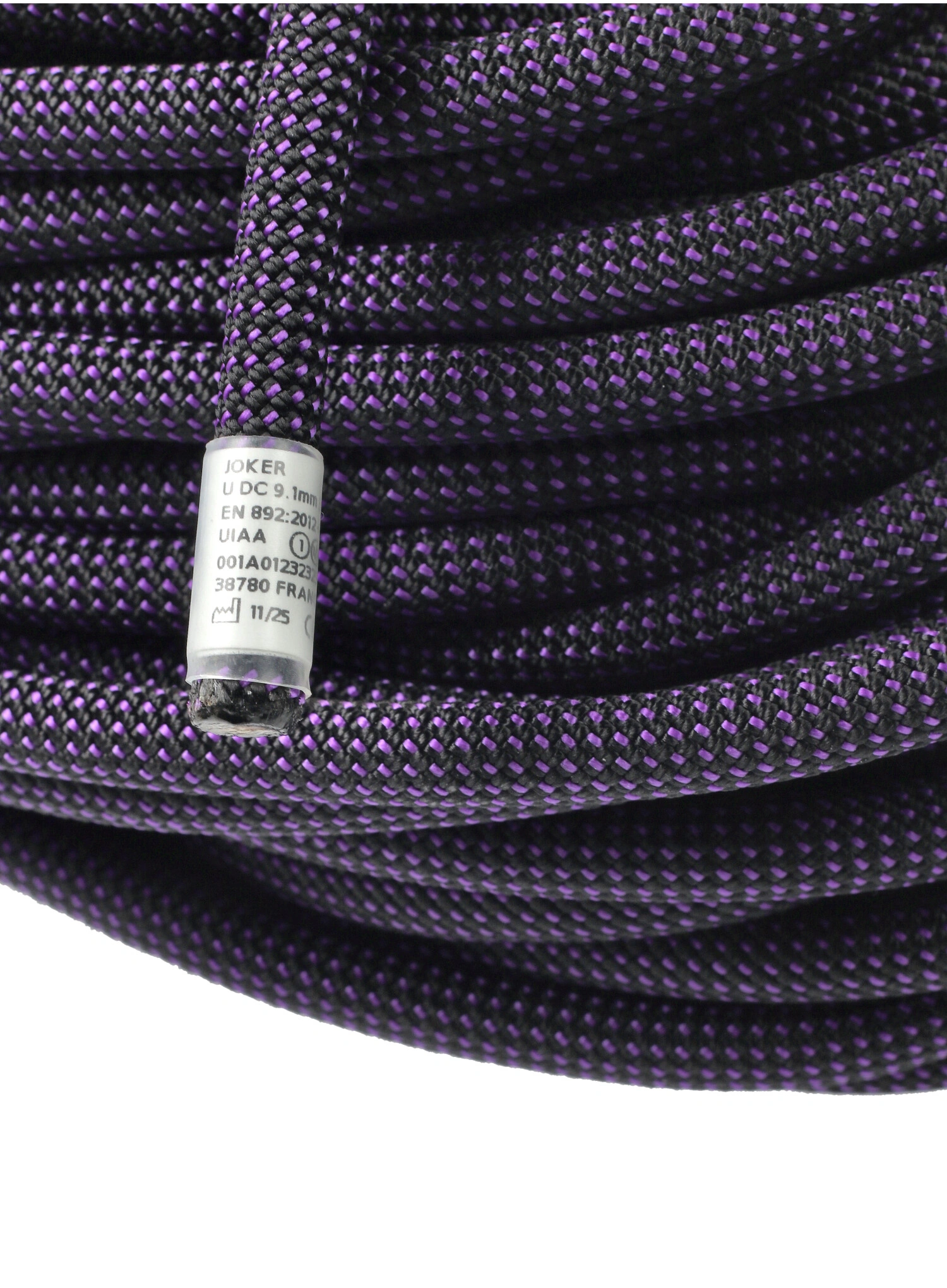 Dinamičko uže Beal Joker 9,1 mm 50 m Unicore Dry Cover - purple