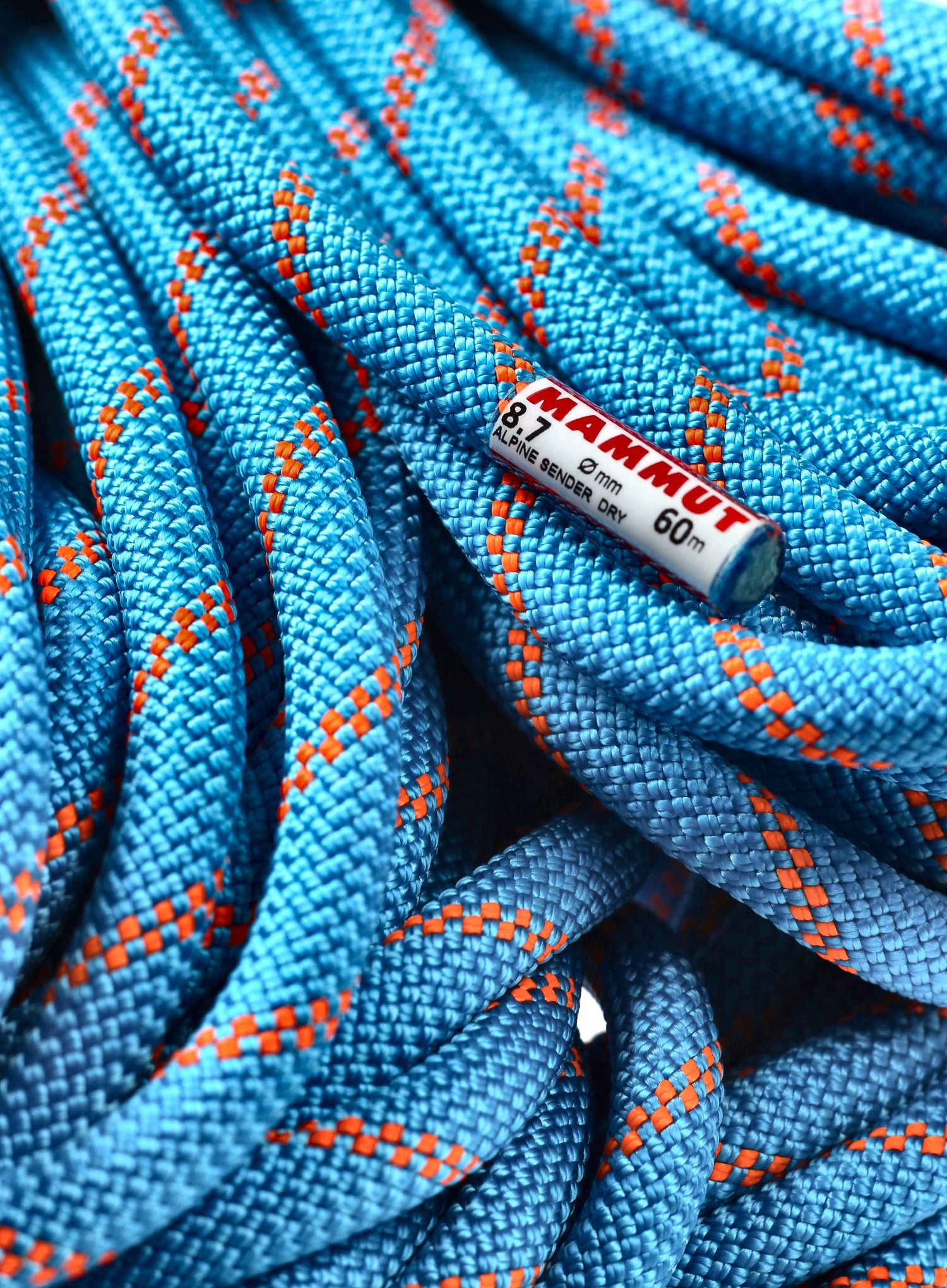 Dinamičko uže Mammut 8.7 Alpine Sender Dry Rope 60 m - ocean/vibrant orange