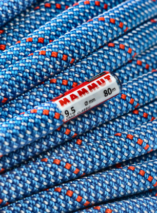 Uže za penjanje Mammut 9.5 Crag Classic Rope 80m - blue/white