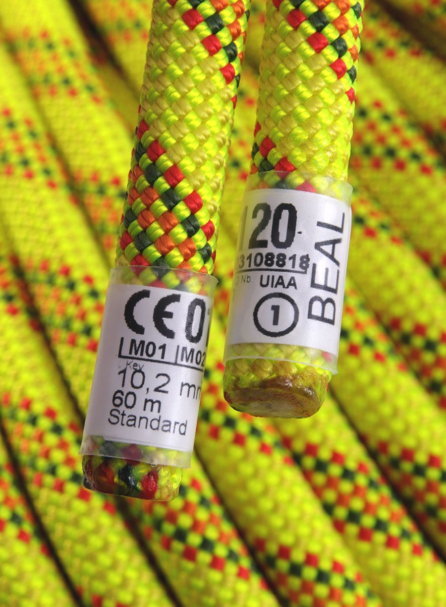 Uže za penjanje Beal Antidote 10,2 mm 60 m - yellow