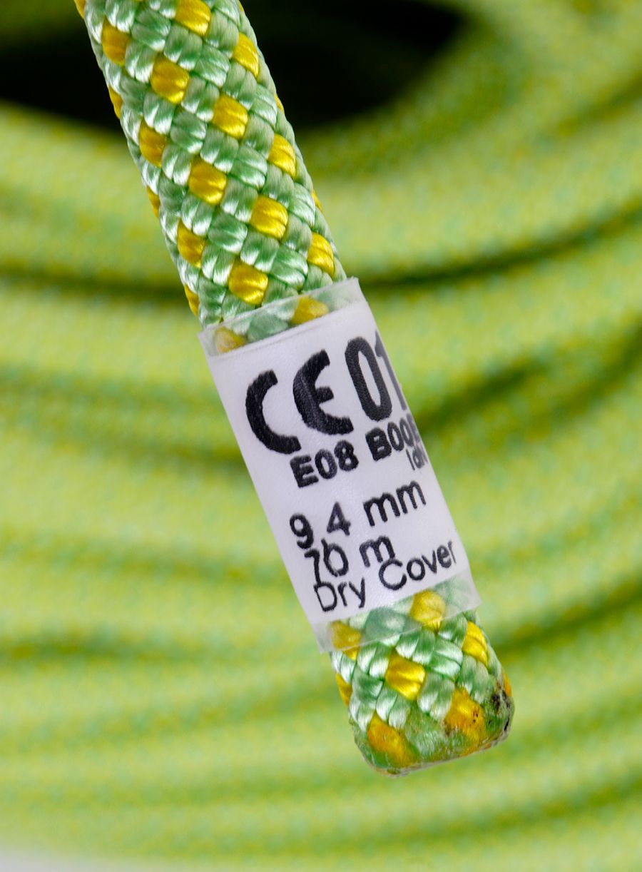Uže za penjanje Beal Stinger III 9,4 mm 70 m Unicore Dry Cover - anis