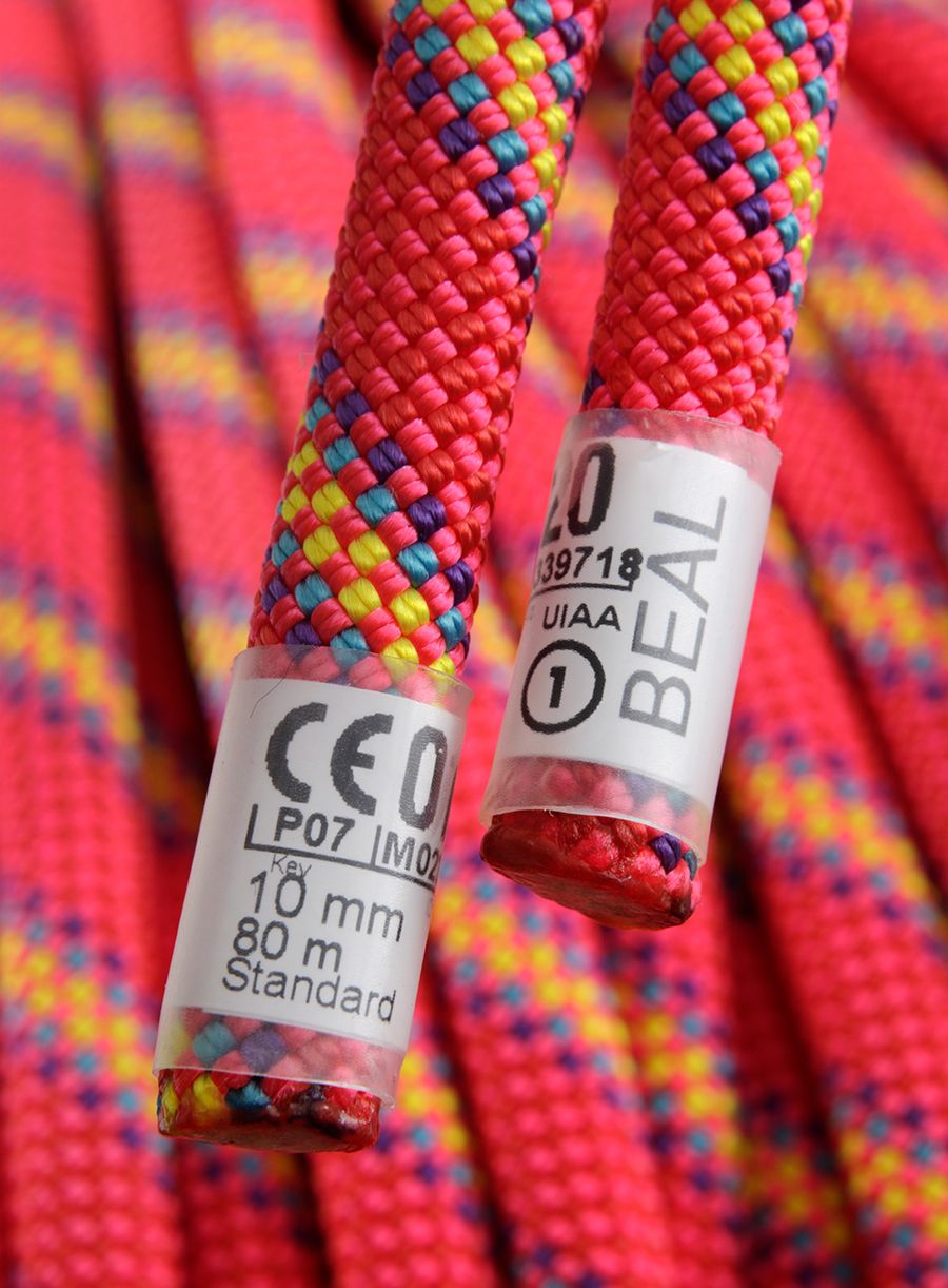 Uže za penjanje Beal Virus 10 mm 80 m - pink