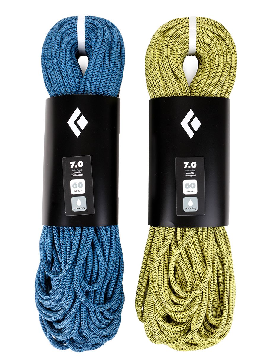 Dinamičko uže Black Diamond 7.0 Dry Climbing Rope - yellow/aqua