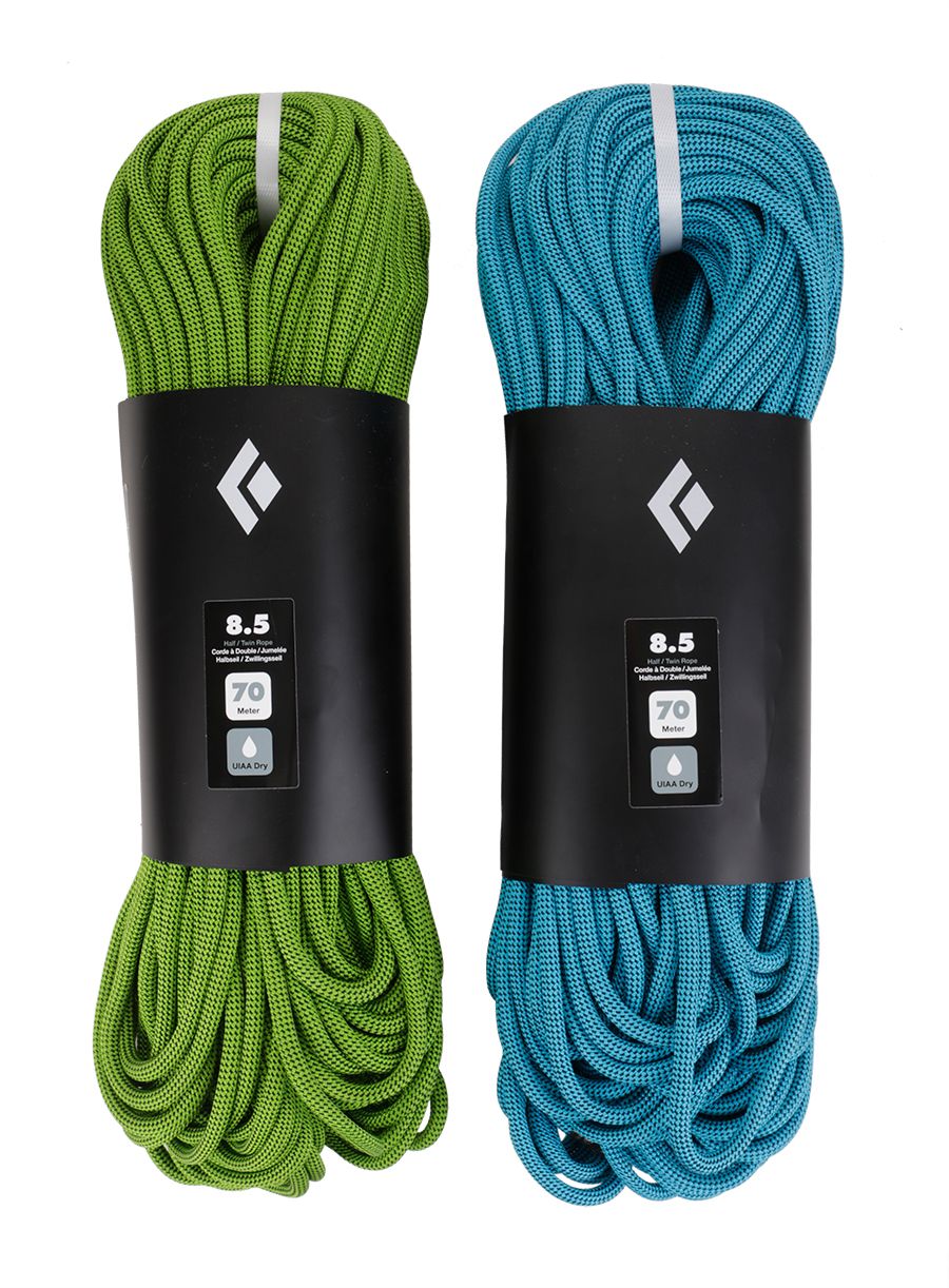 Uže za penjanje Black Diamond 8.5 Climbing Rope Dry 70m - green/ultra blue