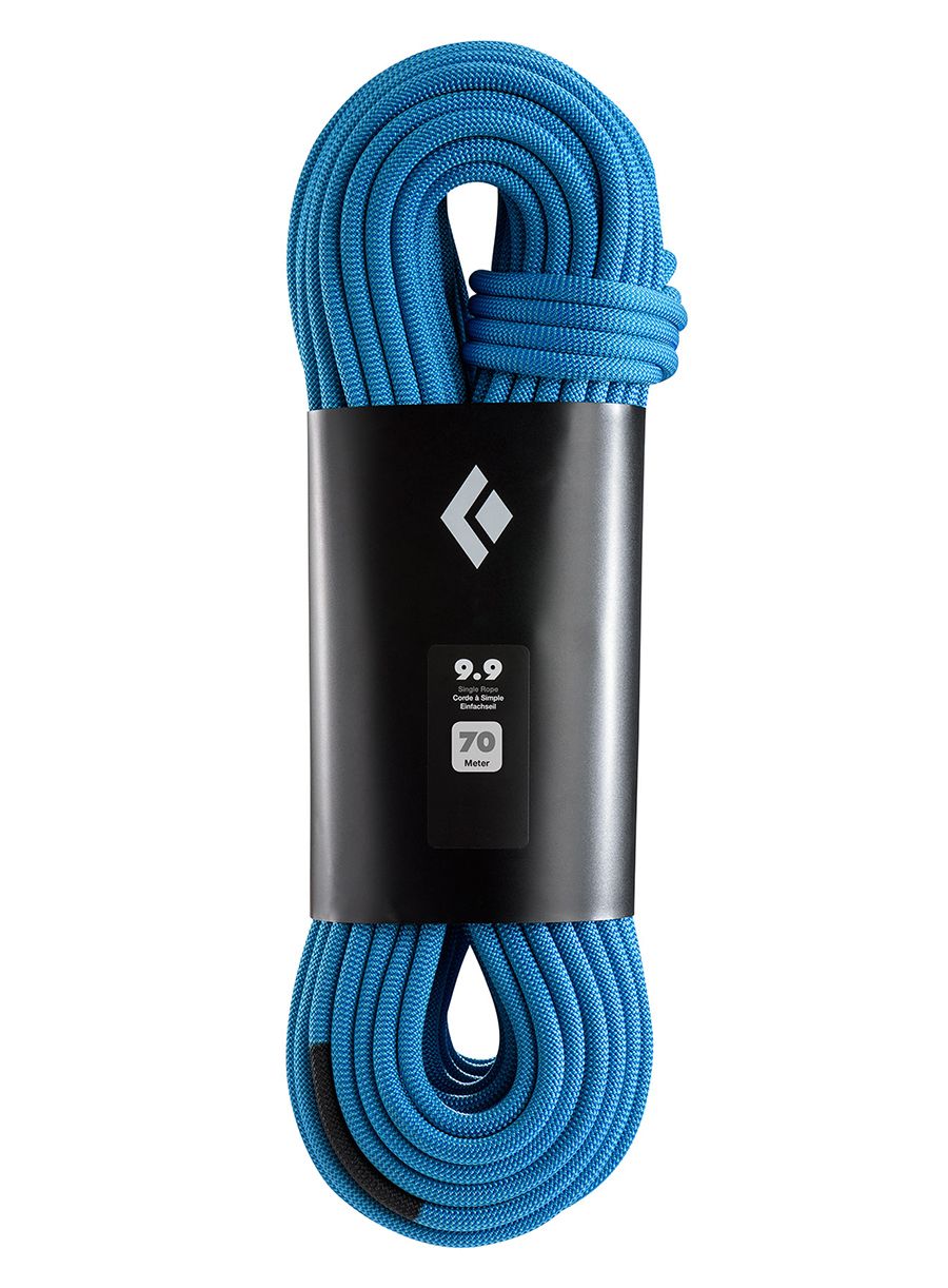 Uže za penjanje Black Diamond 9.9 Dynamic Rope 70 m - dual blue