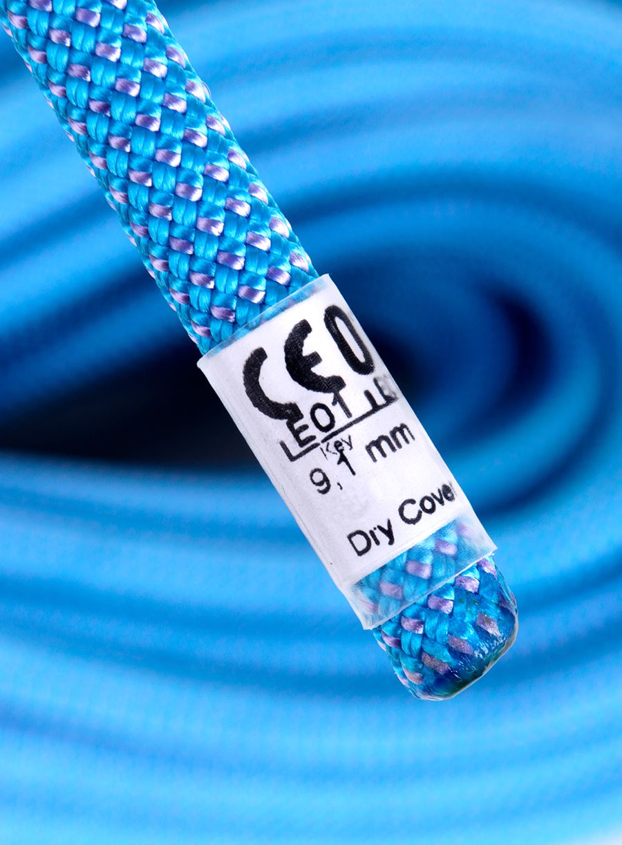 Uže za penjanje Beal Joker 9,1 mm 60 m Unicore Dry Cover - blue