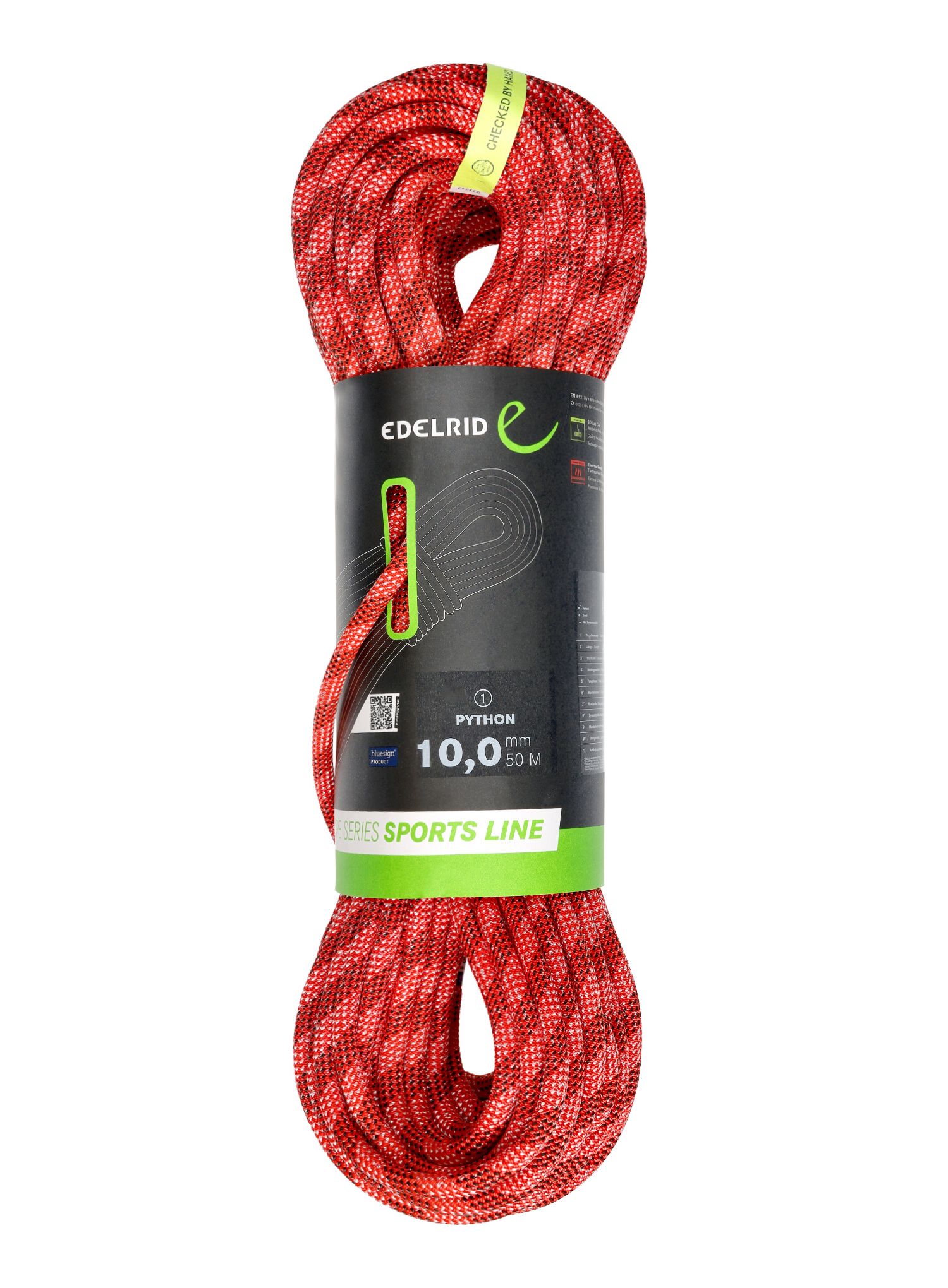 Dinamičko uže Edelrid Python 10 mm 50 m - red