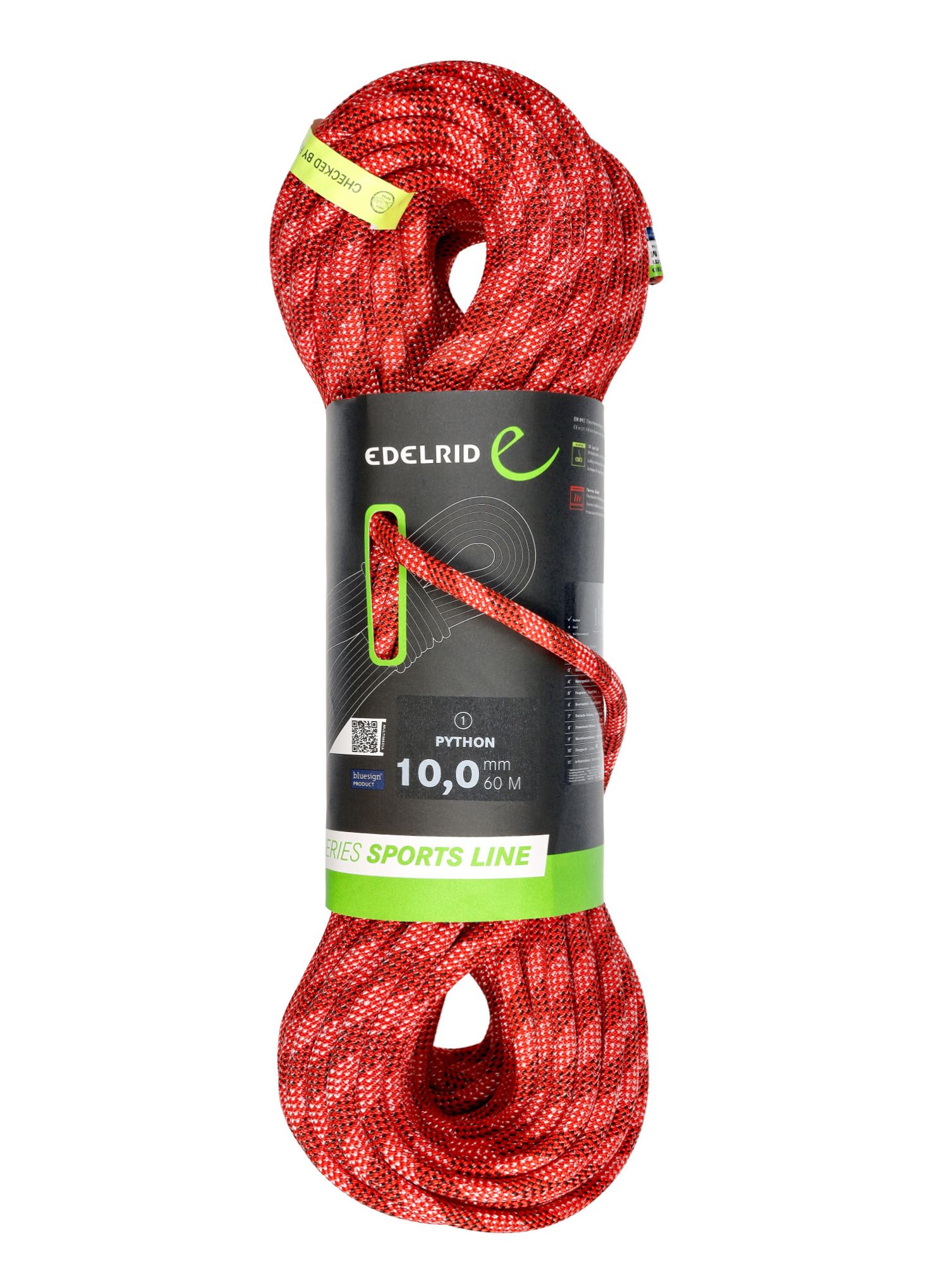 Dinamičko uže Edelrid Python 10 mm 60 m - red