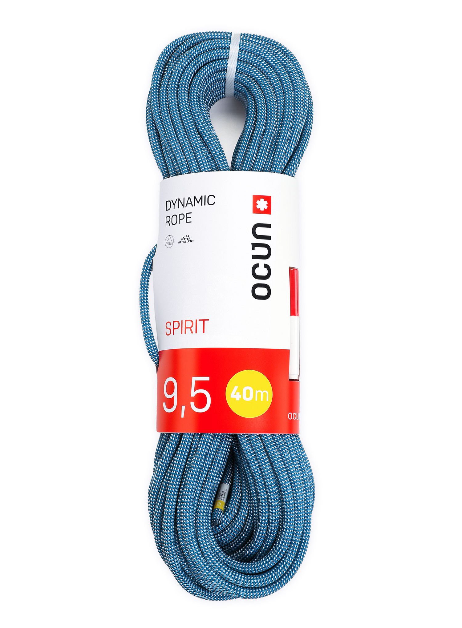 Uže za penjanje Ocun Spirit 9,5 mm 40 m - blue/white