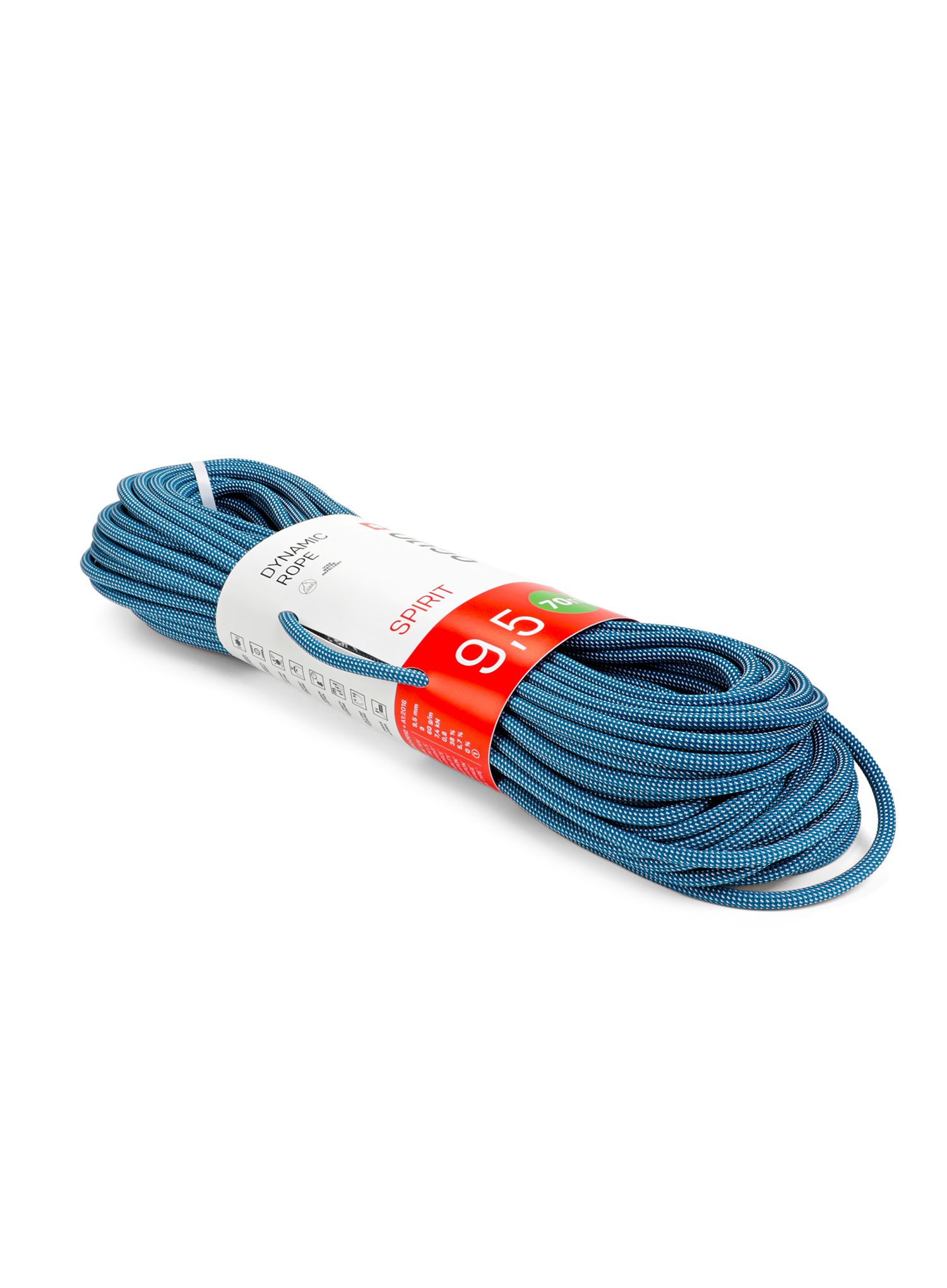 Uže za penjanje Ocun Spirit 9,5 mm 40 m - blue/white