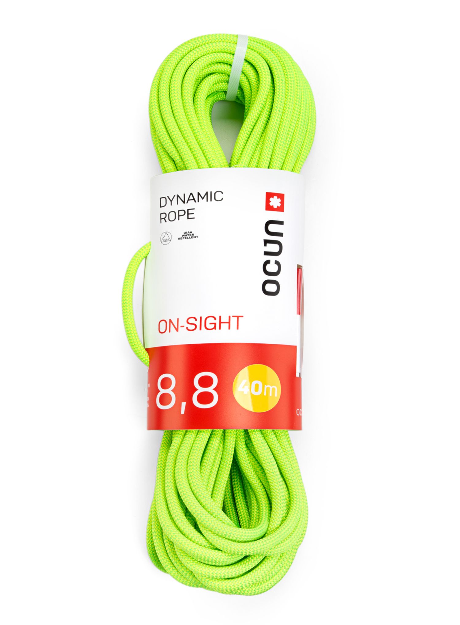 Uže za penjanje Ocun ON-SIGHT 8,8 mm 40m - green/yellow