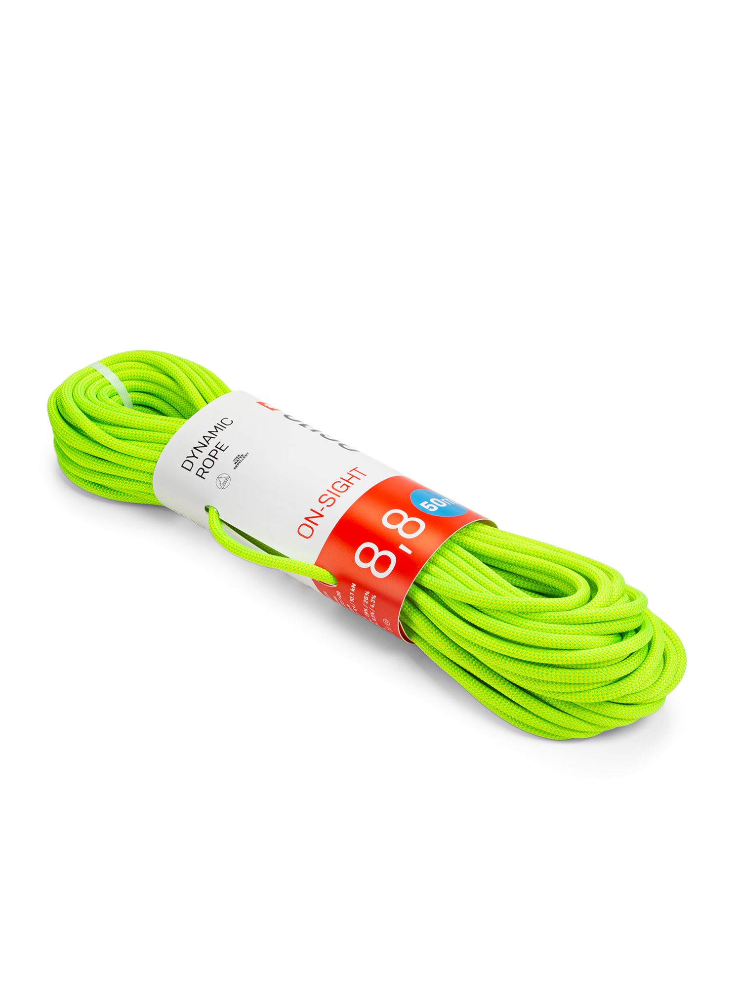Uže za penjanje Ocun ON-SIGHT 8,8 mm 40m - green/yellow