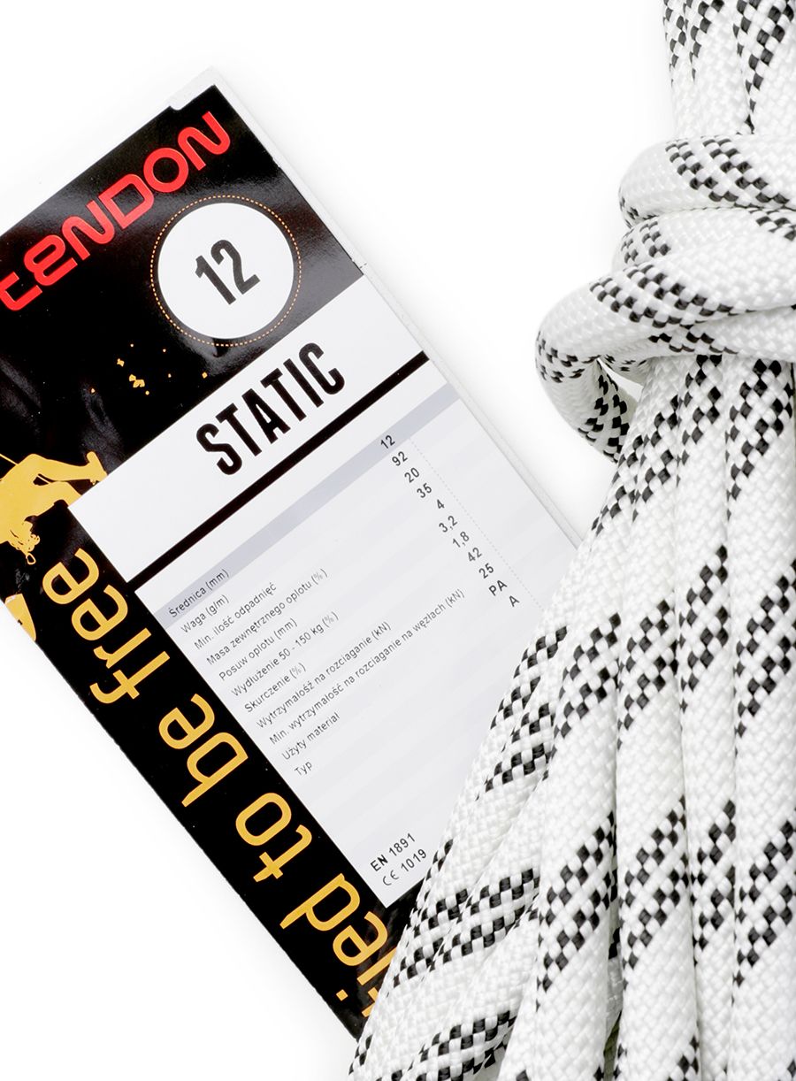 Statičko uže Tendon Static 12 mm 200 m - white