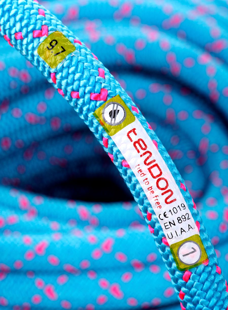 Uže za penjanje Tendon Master 9.7 mm TeFIX 70m - turquoise