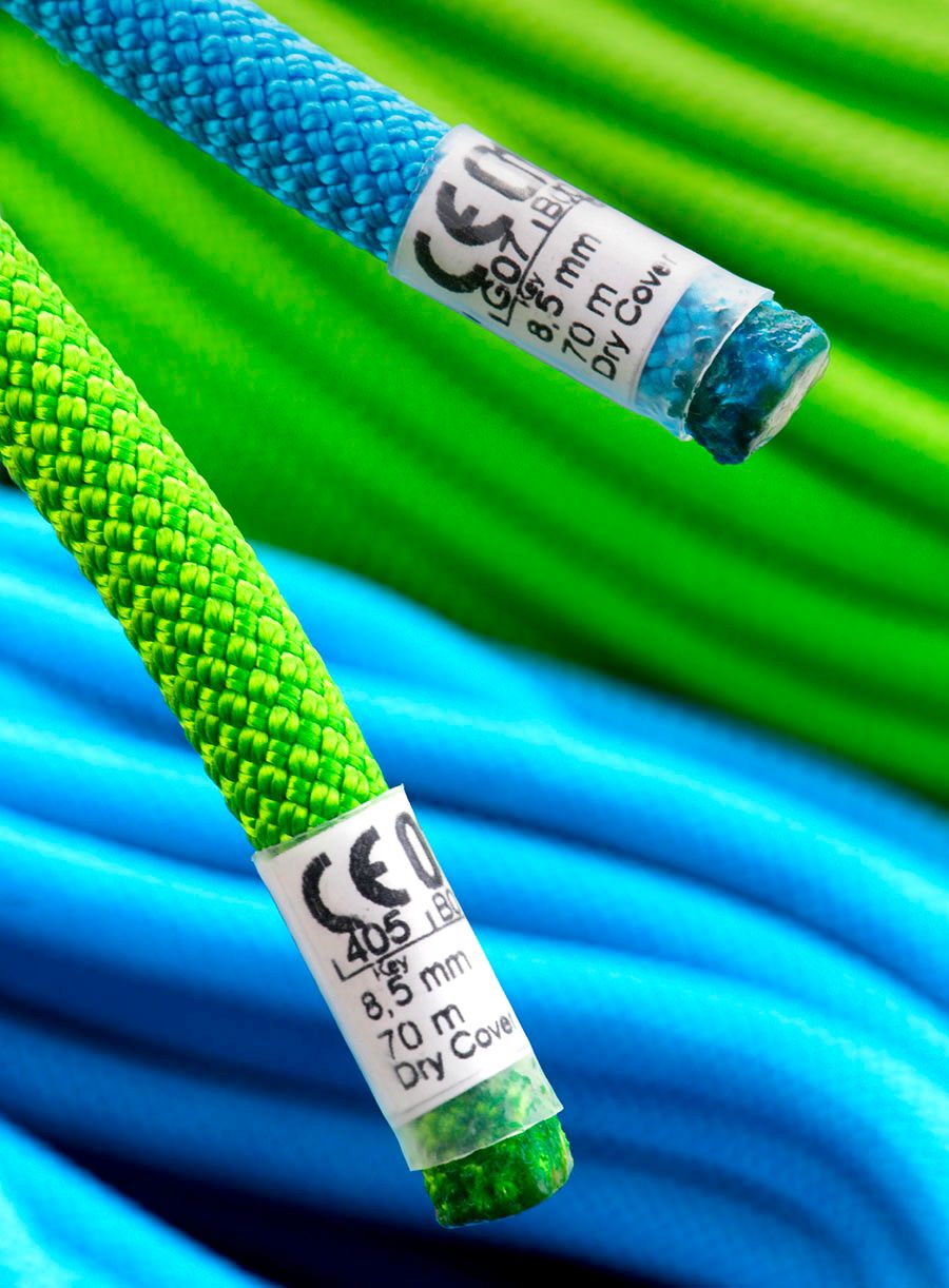 Half uže Beal Opera 8,5 mm 60 m Unicore Dry Cover x 2 - green/blue