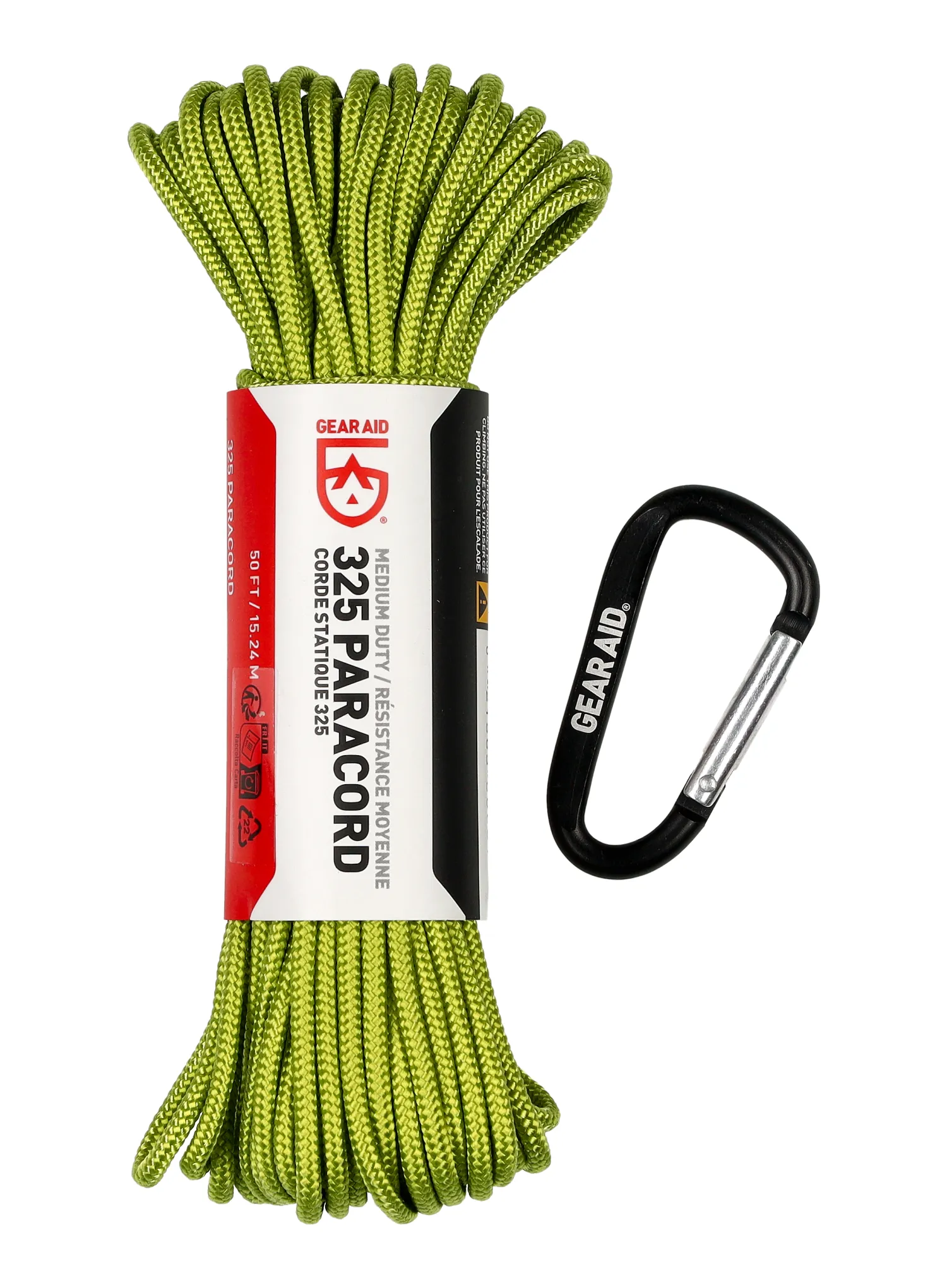 Uže GearAid 325 Paracord 15m Multipurpose - nav green