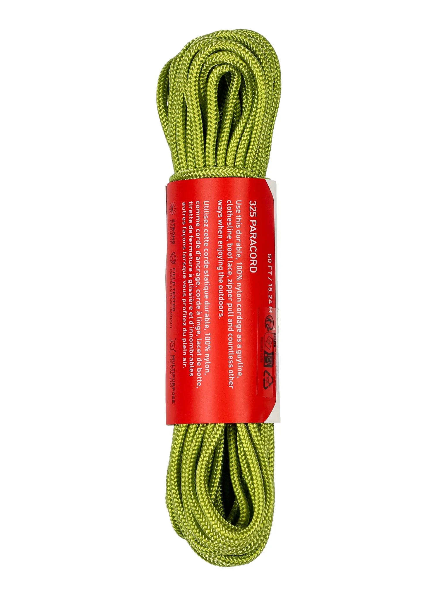 Uže GearAid 325 Paracord 15m Multipurpose - nav green