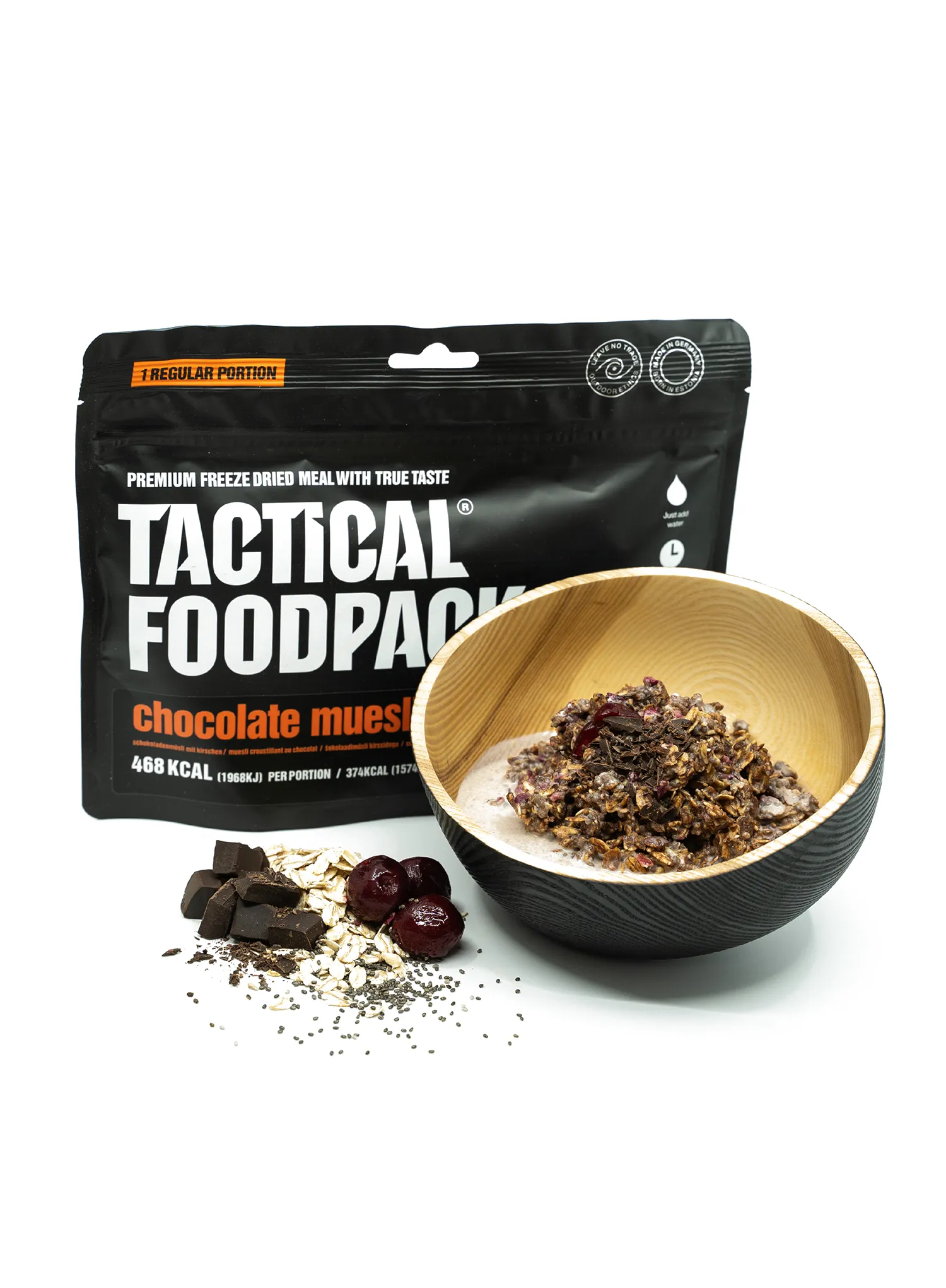 Liofilizat Tactical Foodpack Cokoladni musli s višnjama 275 g