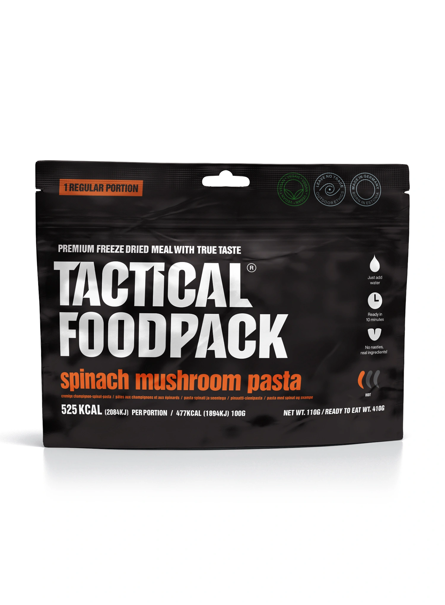 Liofilizat Tactical Foodpack Tjestenina sa špinatom i gljivama 410 g