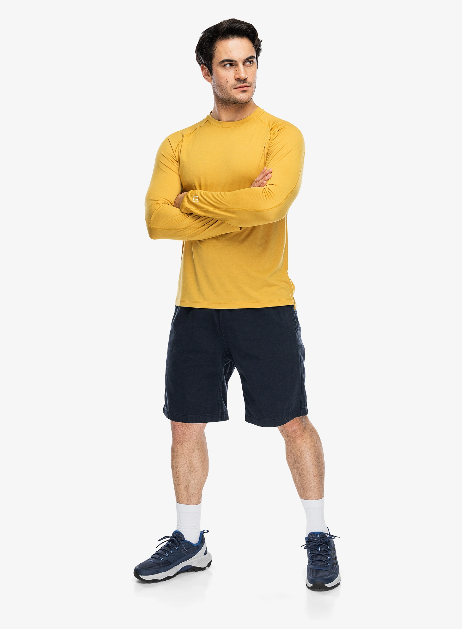 Majica dugih rukava Berghaus Ivyhill Light Ls Tech Tee Am - spiced mustard