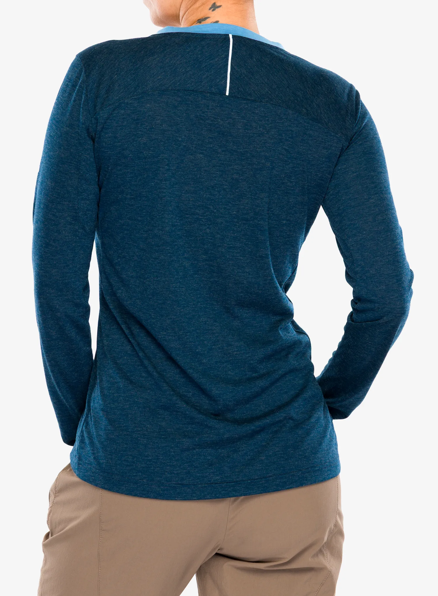 Ženski longsleeve Vaude Sveit LS Shirt II - dark sea